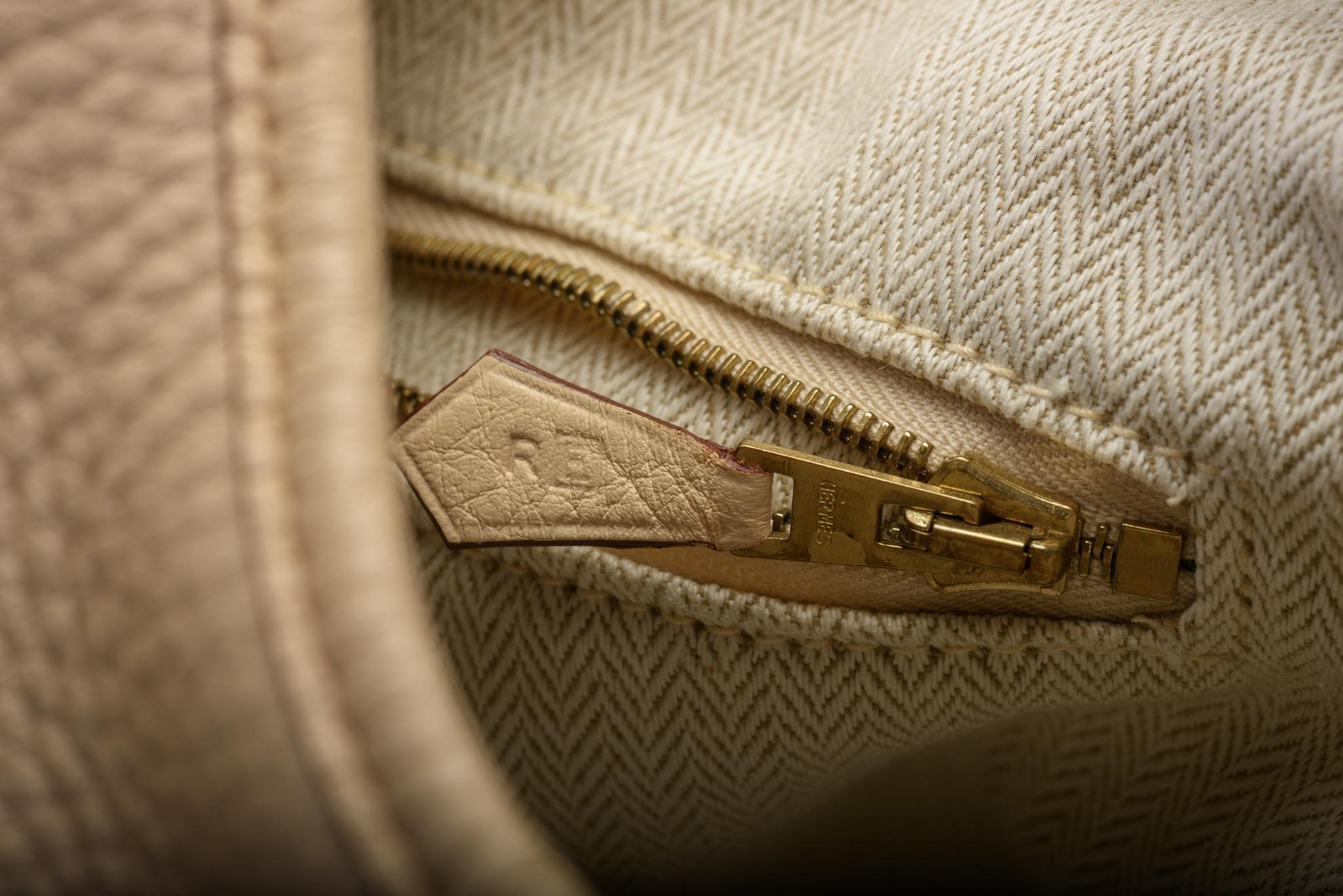 Hermes Cream Masai Shoulder Bag 8