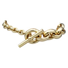 Hermès Crescendo 18k Gold Toggle Link Armband