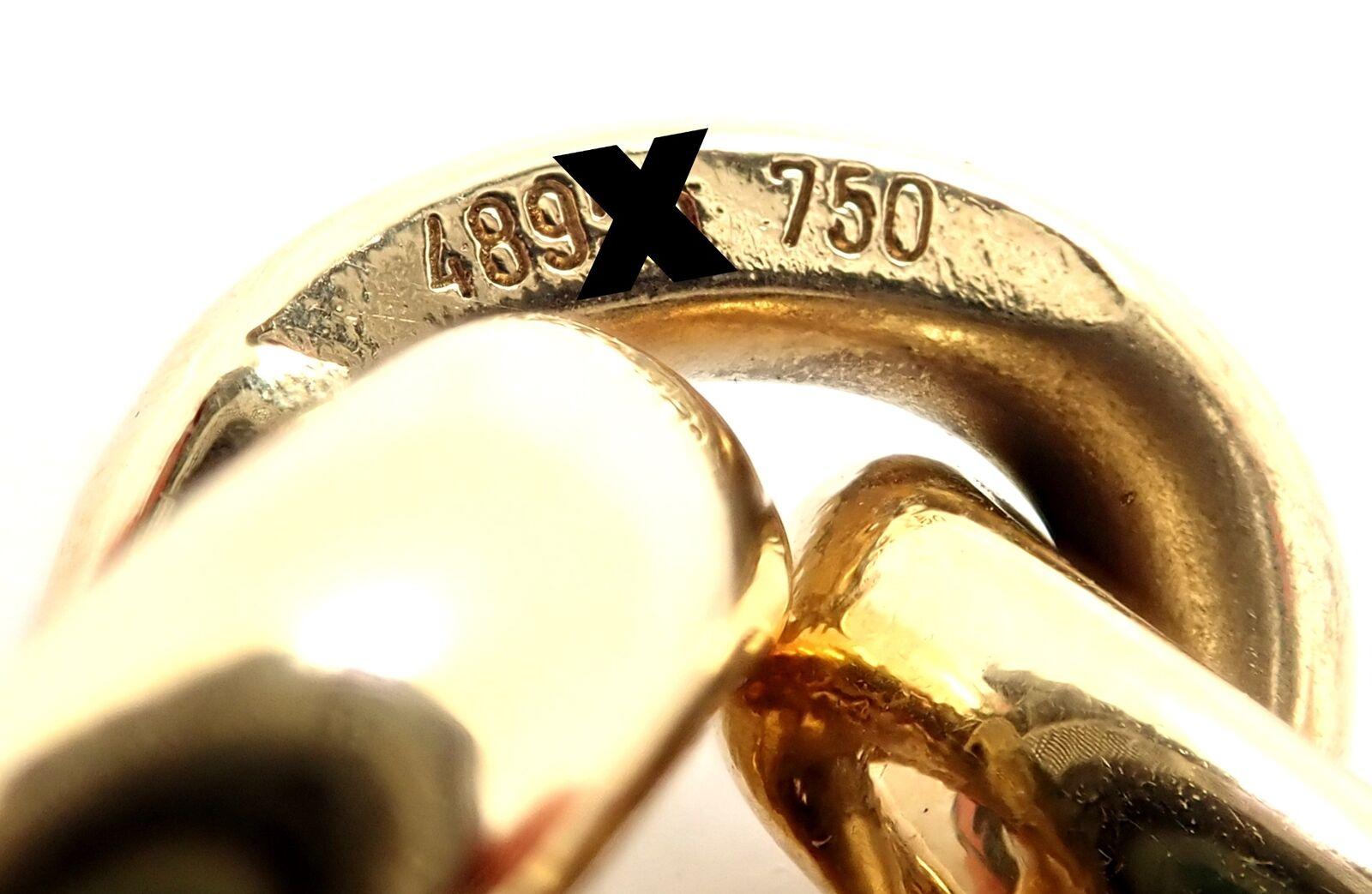 Hermes Crescendo Schweres Gelbgold-Armband mit Knopfleiste 2