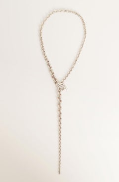 Hermes Crescendo Necklace in Sterling Silver Vintage 2000's w/ Box