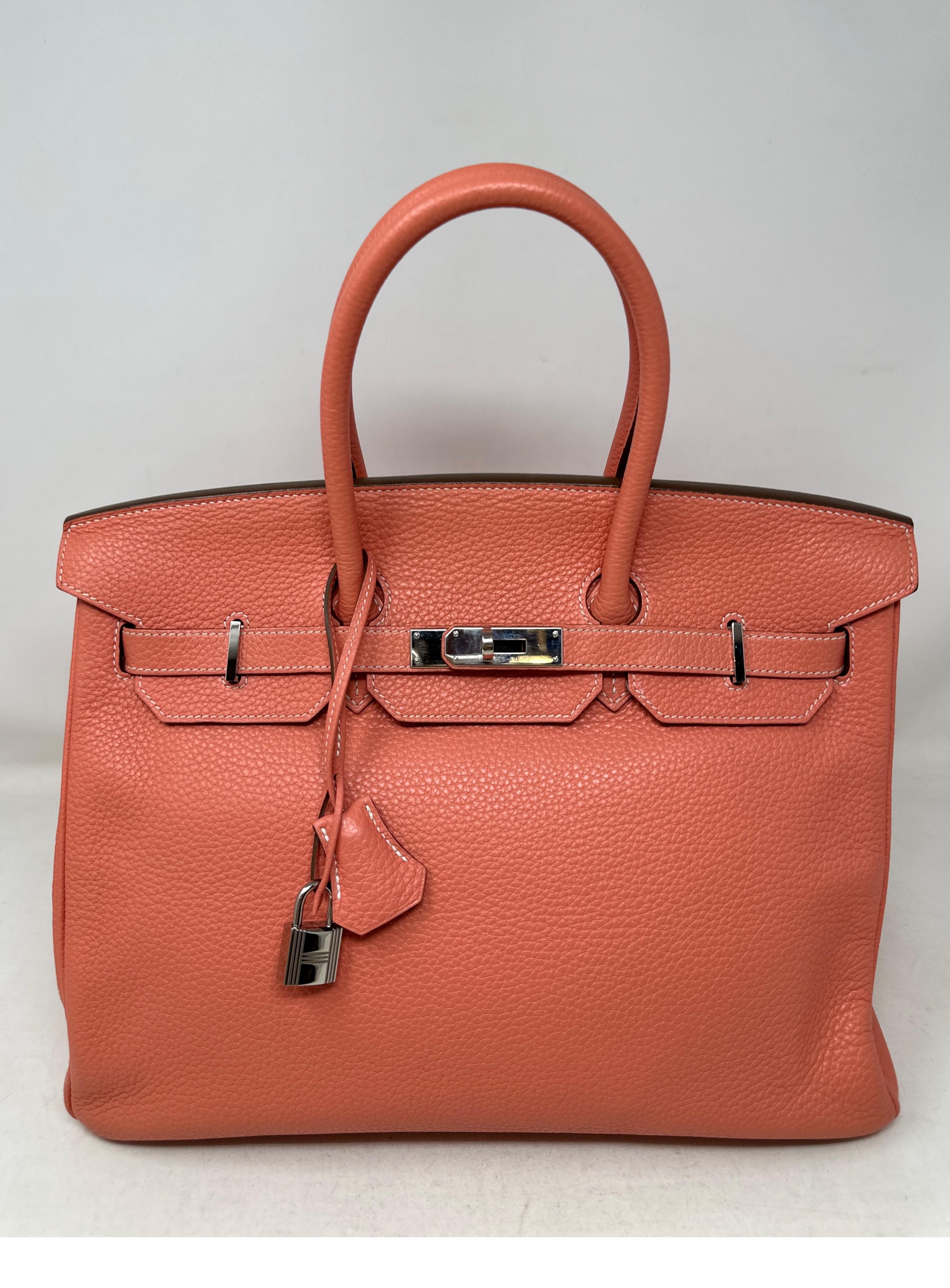 Hermes Crevette Birkin 35 Bag  For Sale 9