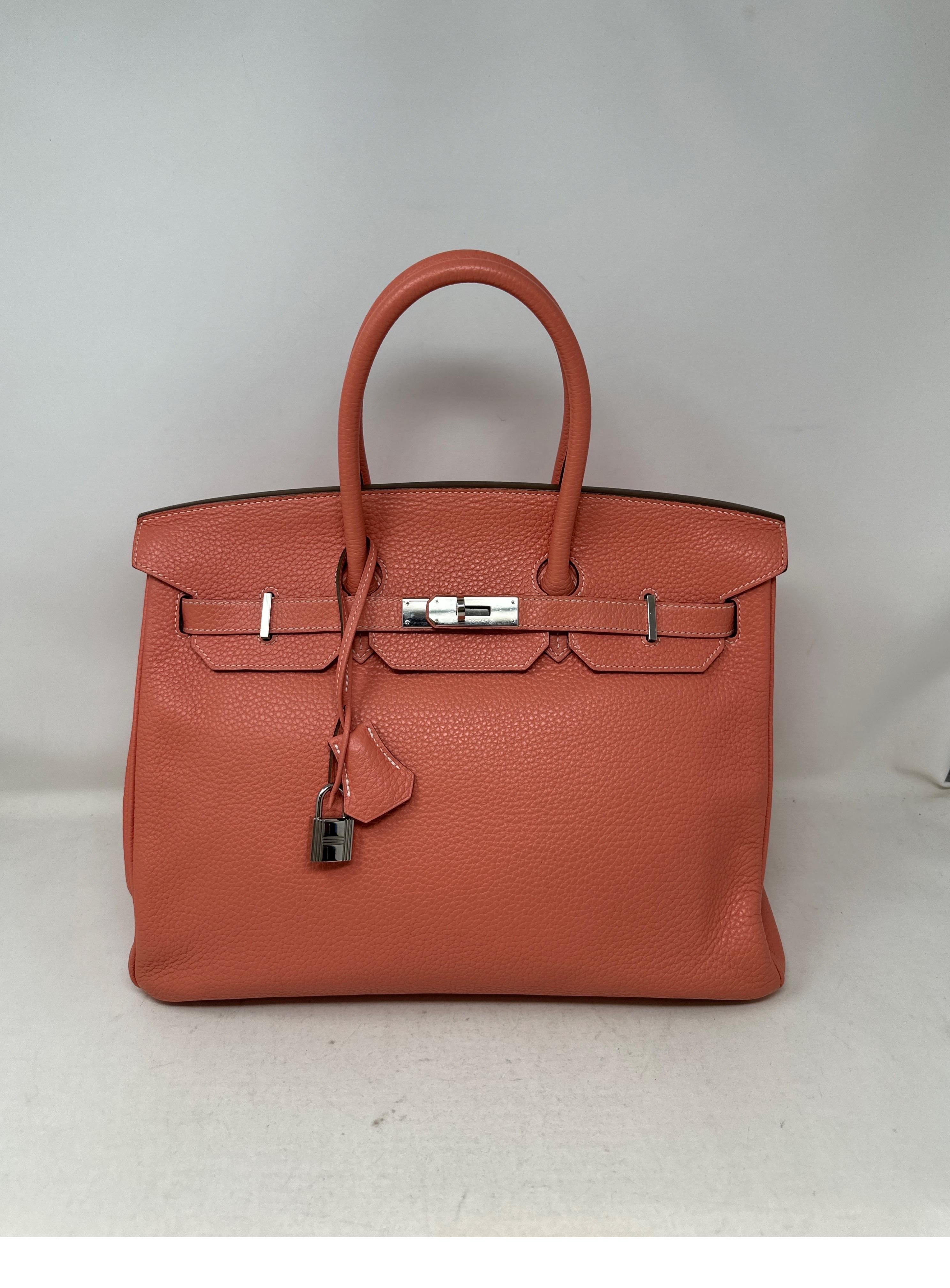 Hermes Crevette Birkin 35 Bag  For Sale 10