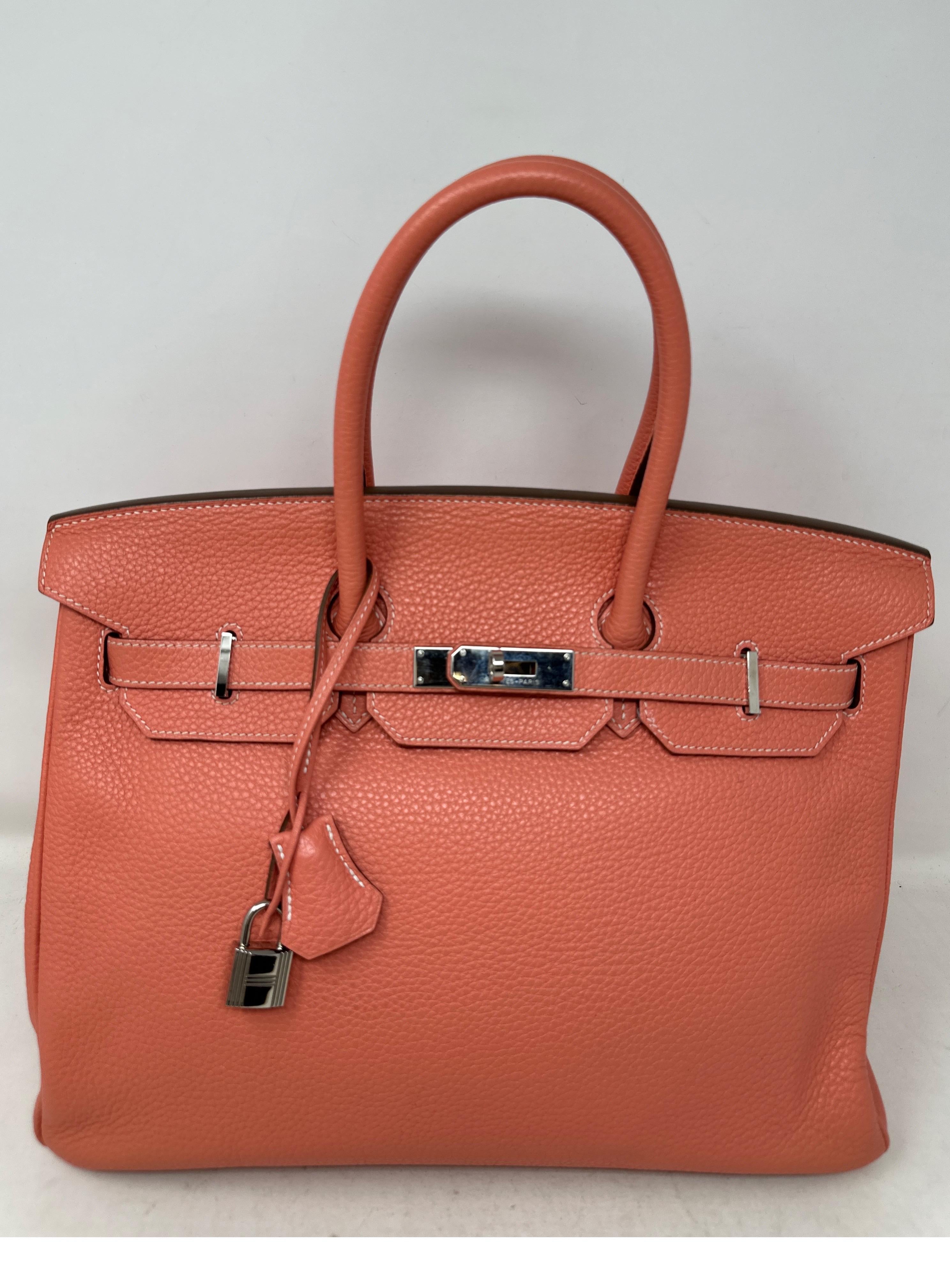 Hermes Crevette Birkin 35 Bag  For Sale 15