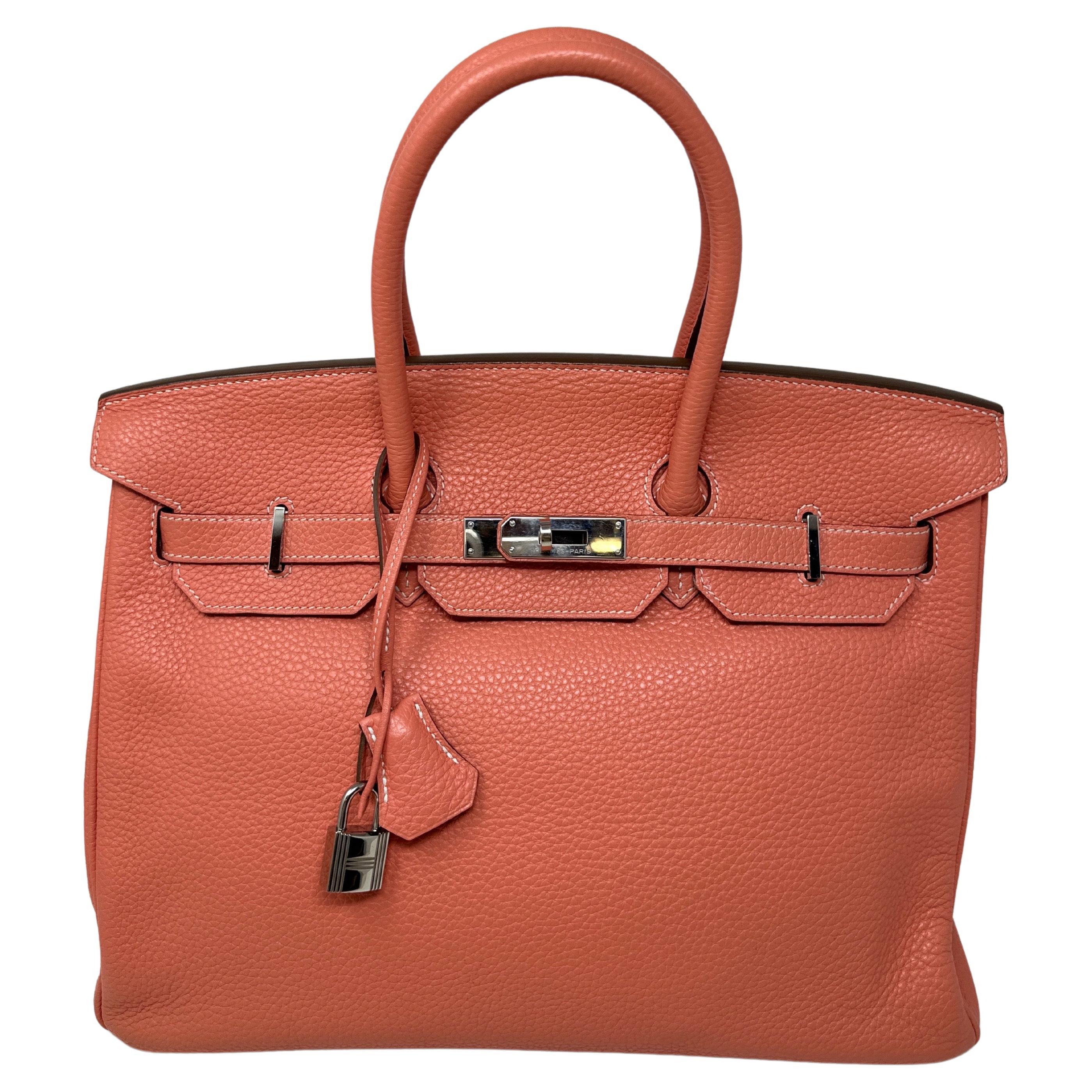 Crevette Birkin 35 Tasche von Hermès  im Angebot