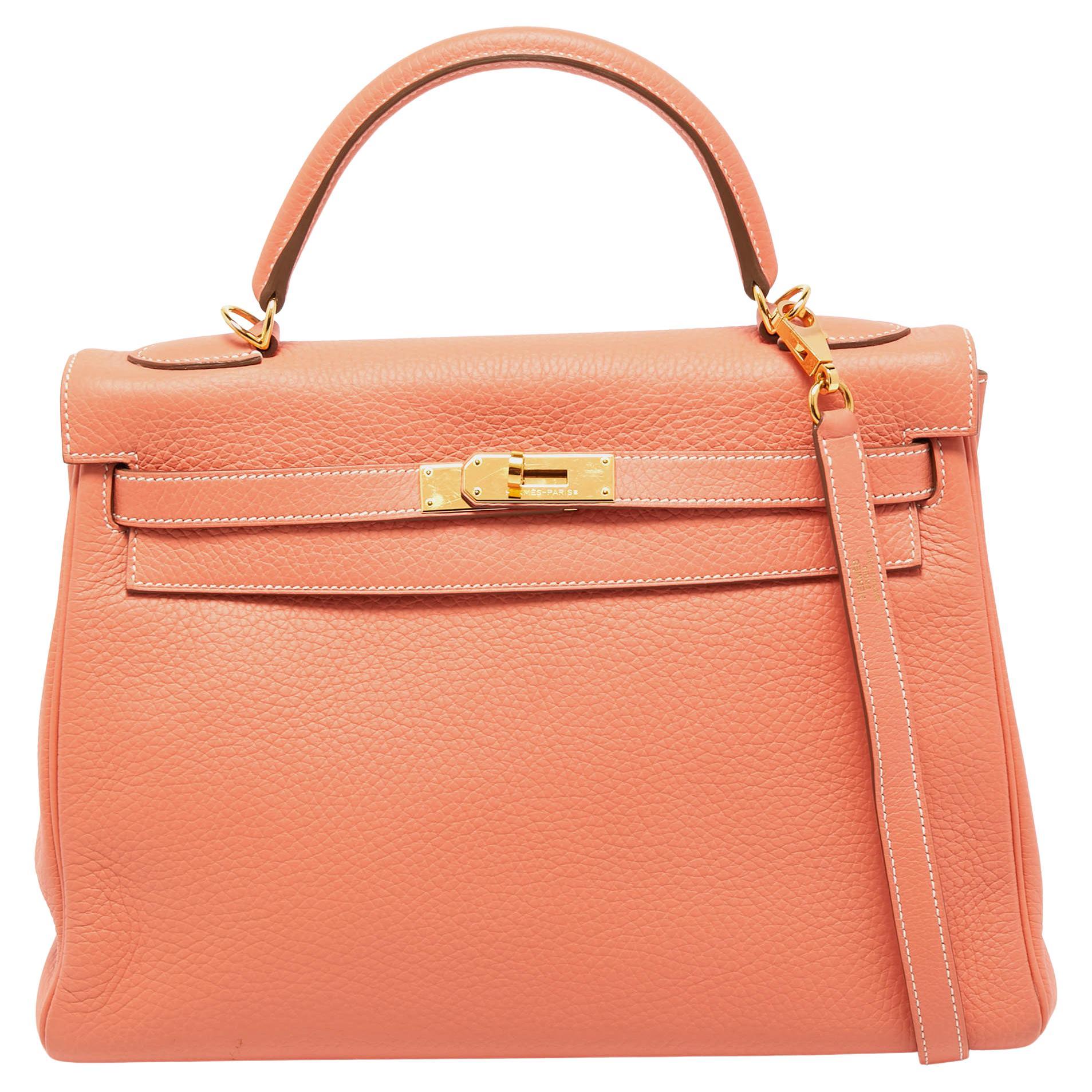 Hermes Limited Edition Kellywood 22 Bag Wood with Aluminum and