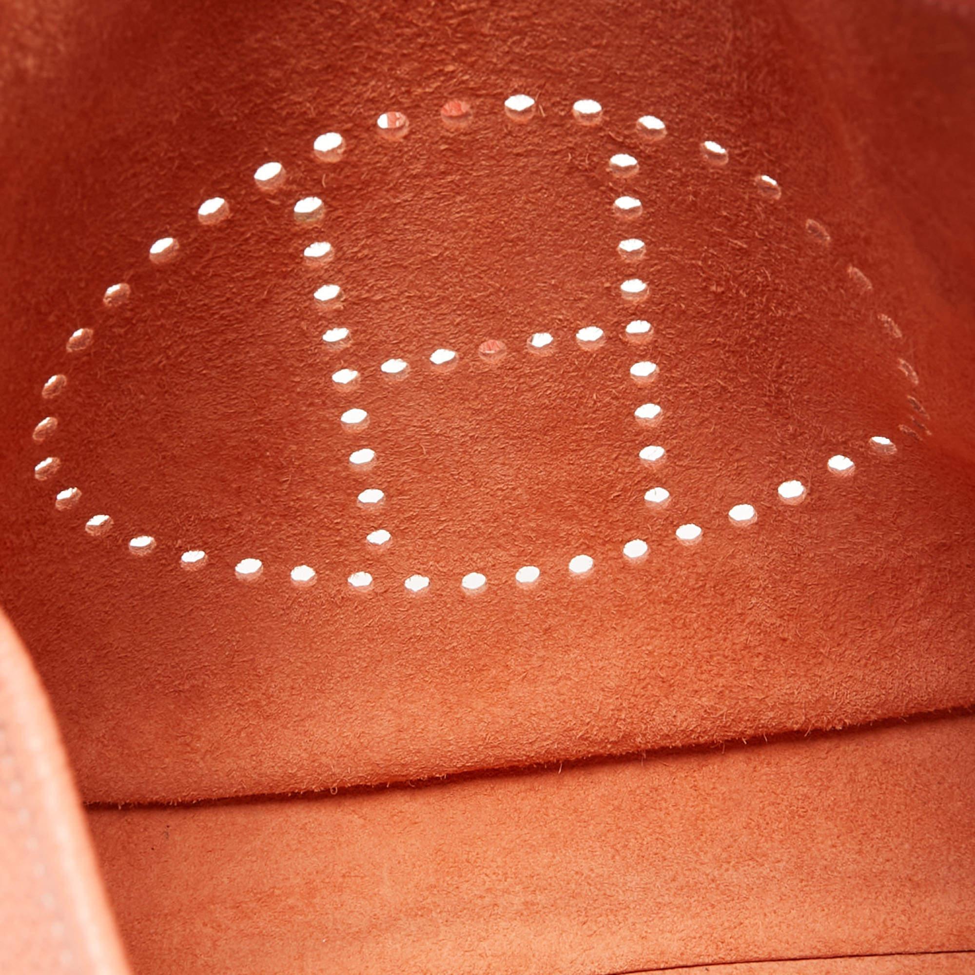 Hermès Crevette Taurillon Clemence Leather Evelyne III GM Bag 5
