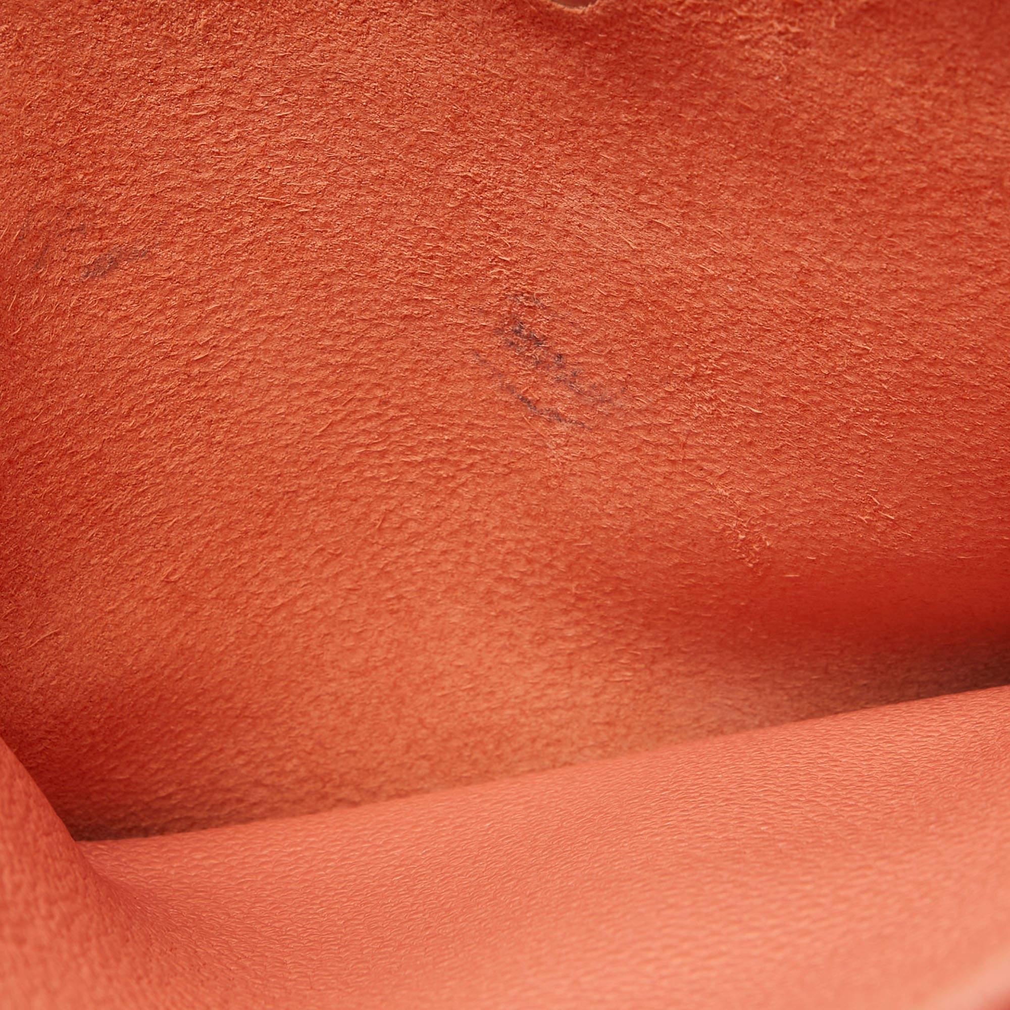 Hermès Crevette Taurillon Clemence Leather Evelyne III GM Bag 10