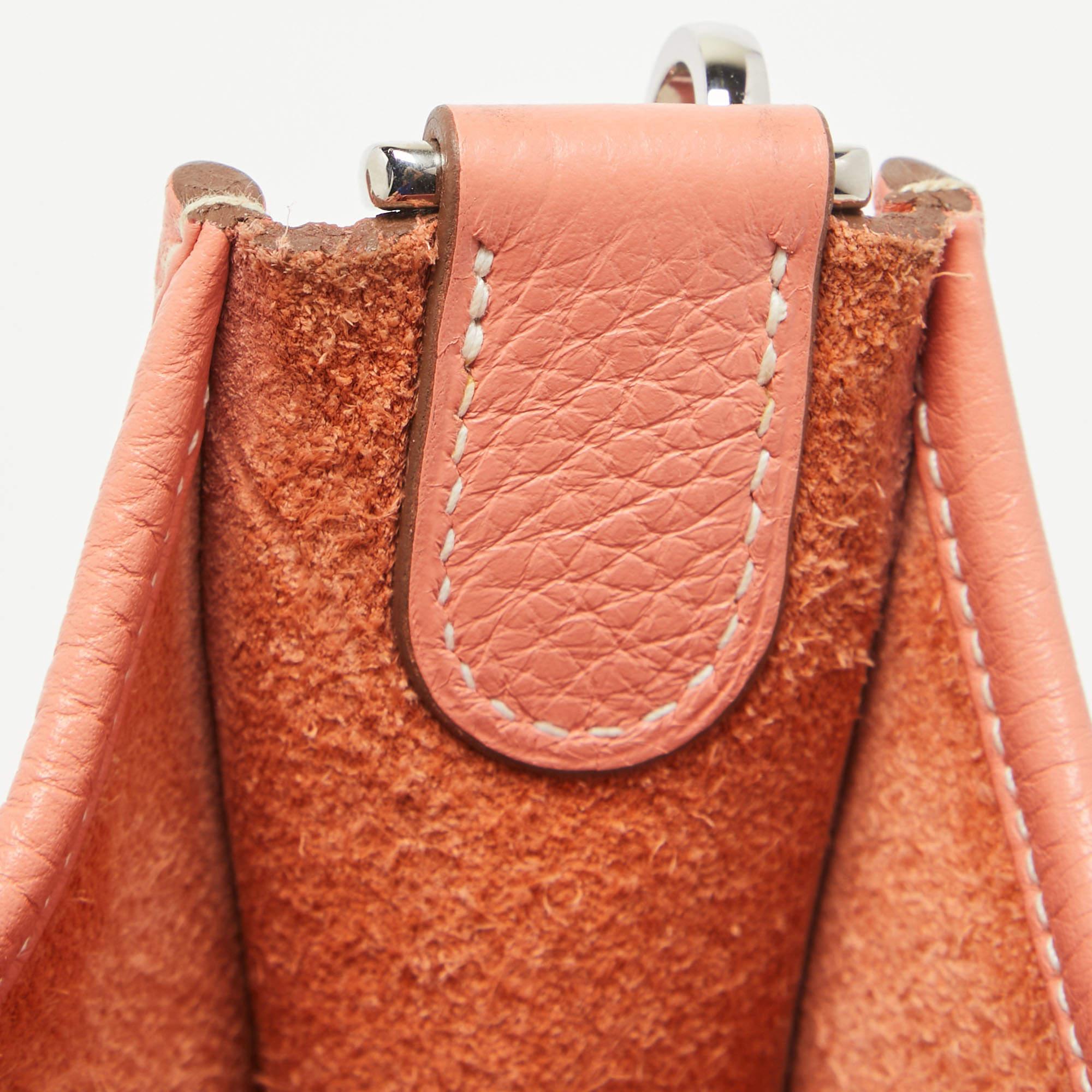 Hermès Crevette Taurillon Clemence Leather Evelyne III GM Bag 1