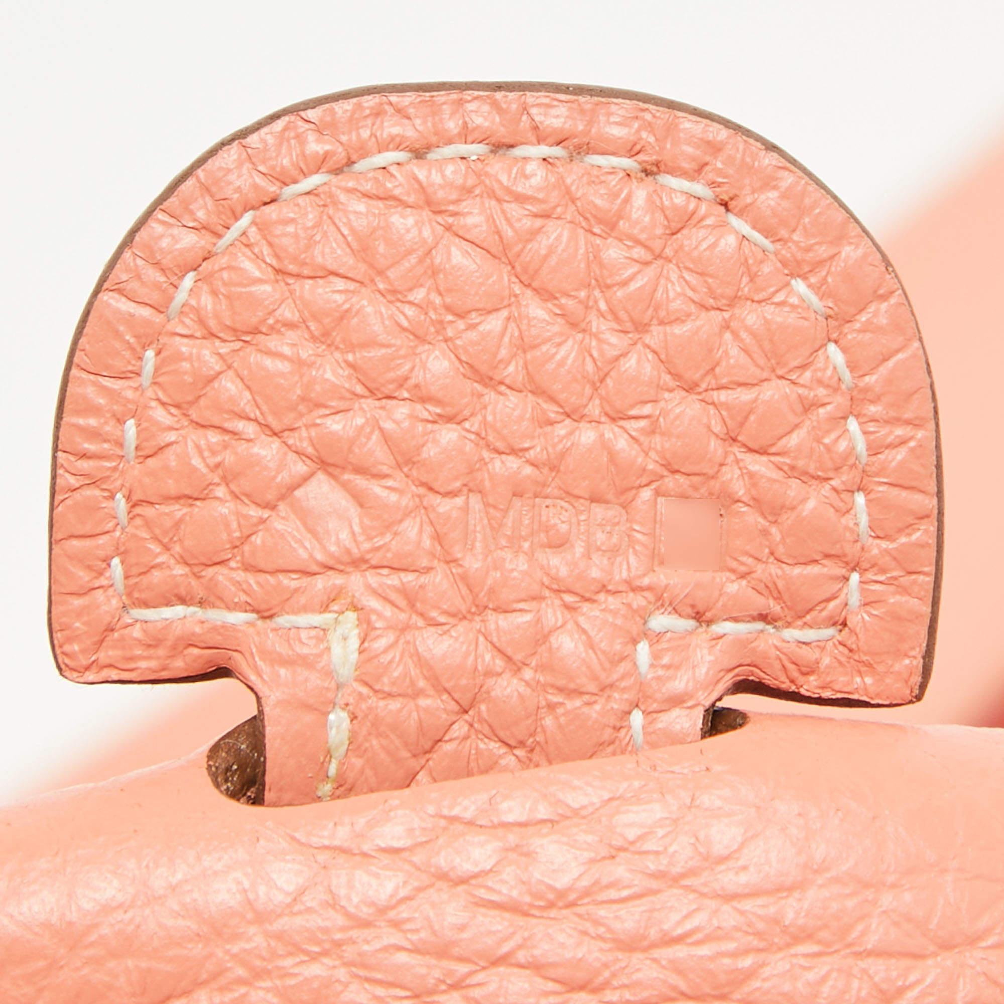 Hermès Crevette Taurillon Clemence Leather Evelyne III GM Bag 3
