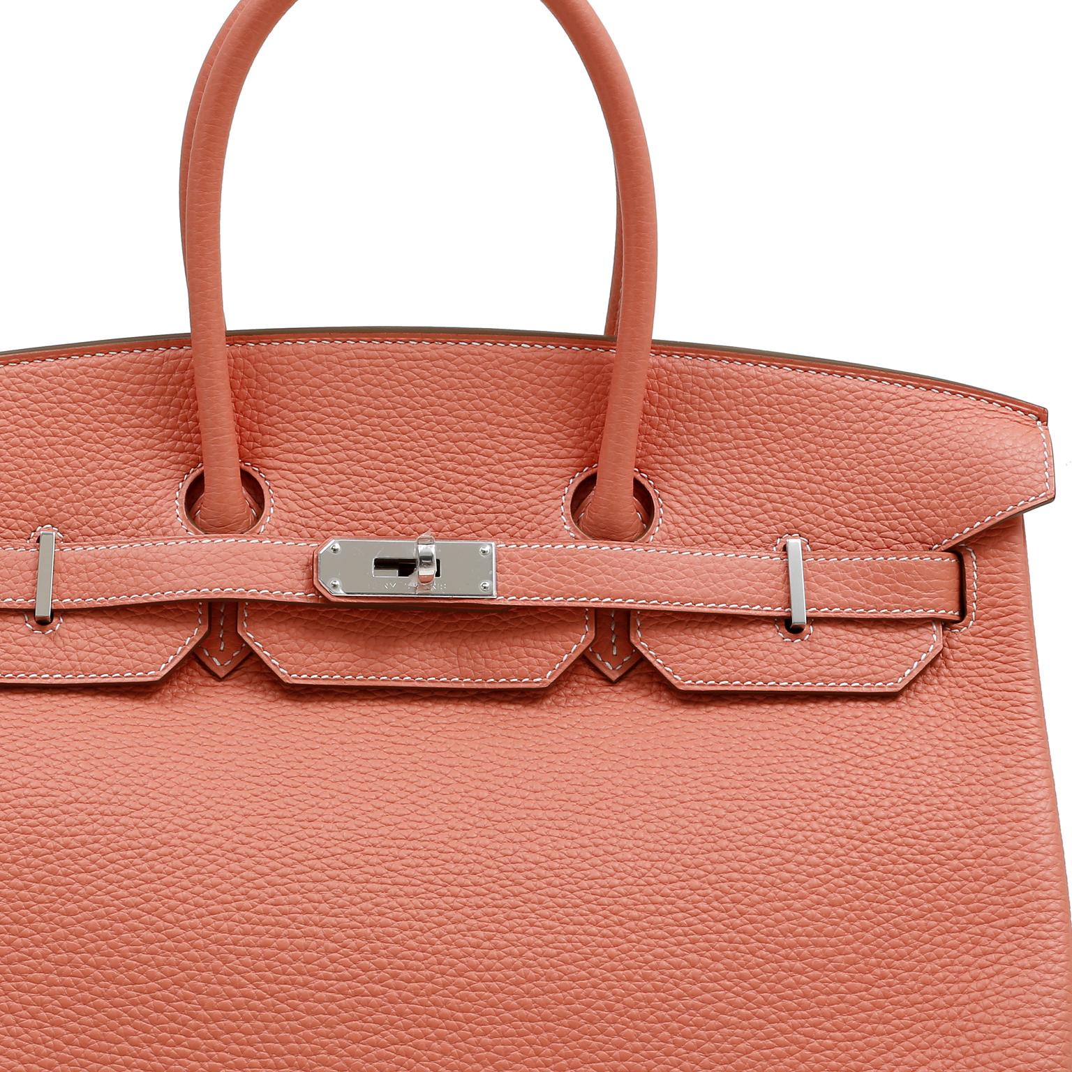 Hermès Crevette Togo 35 cm Birkin Bag 2