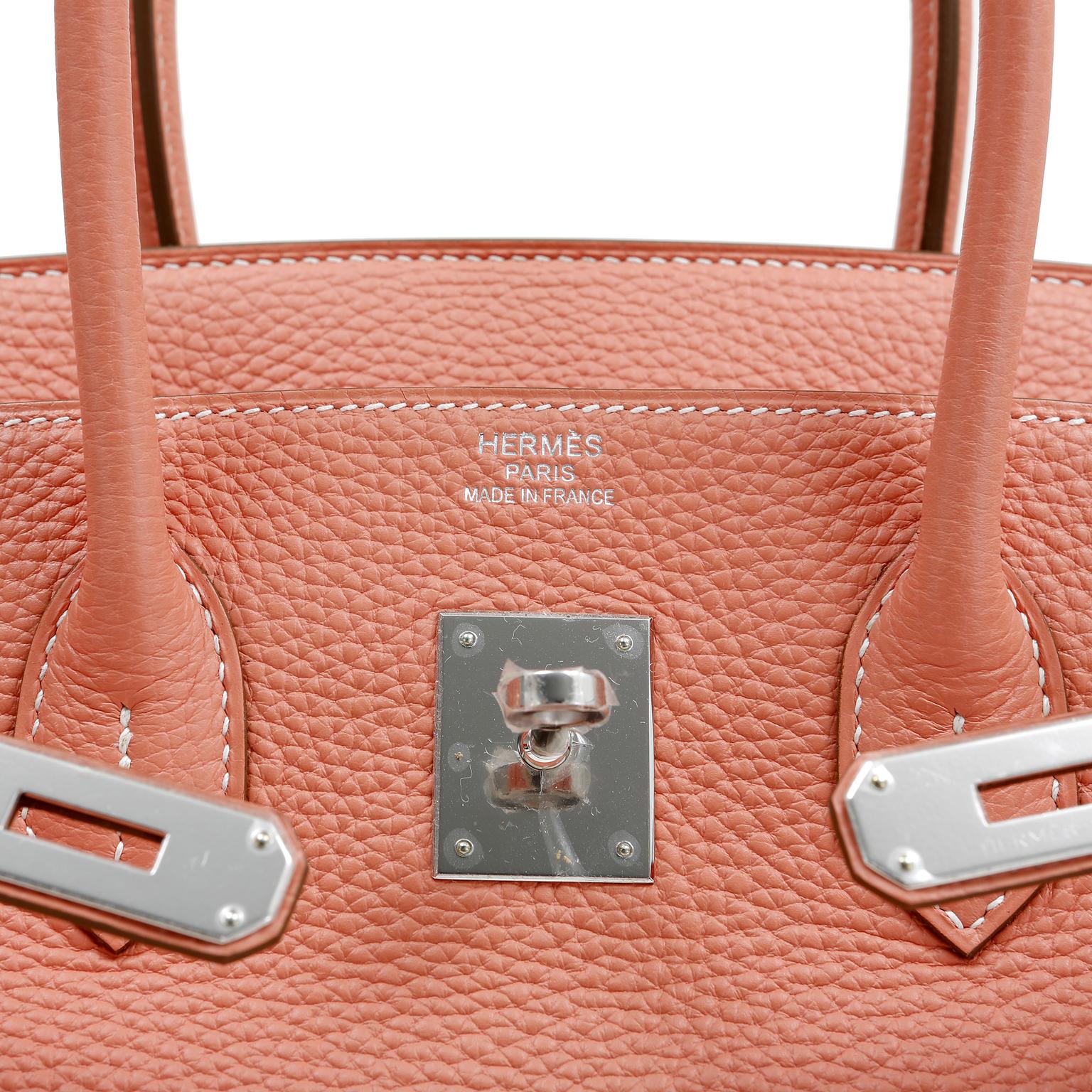 Hermès Crevette Togo 35 cm Birkin Bag 1