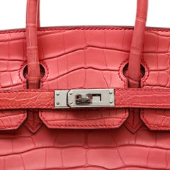 Hermes Croc Bouganvilla
