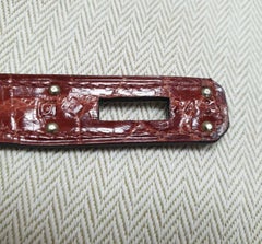 Hermès Crocodile Kelly Cut Clutch