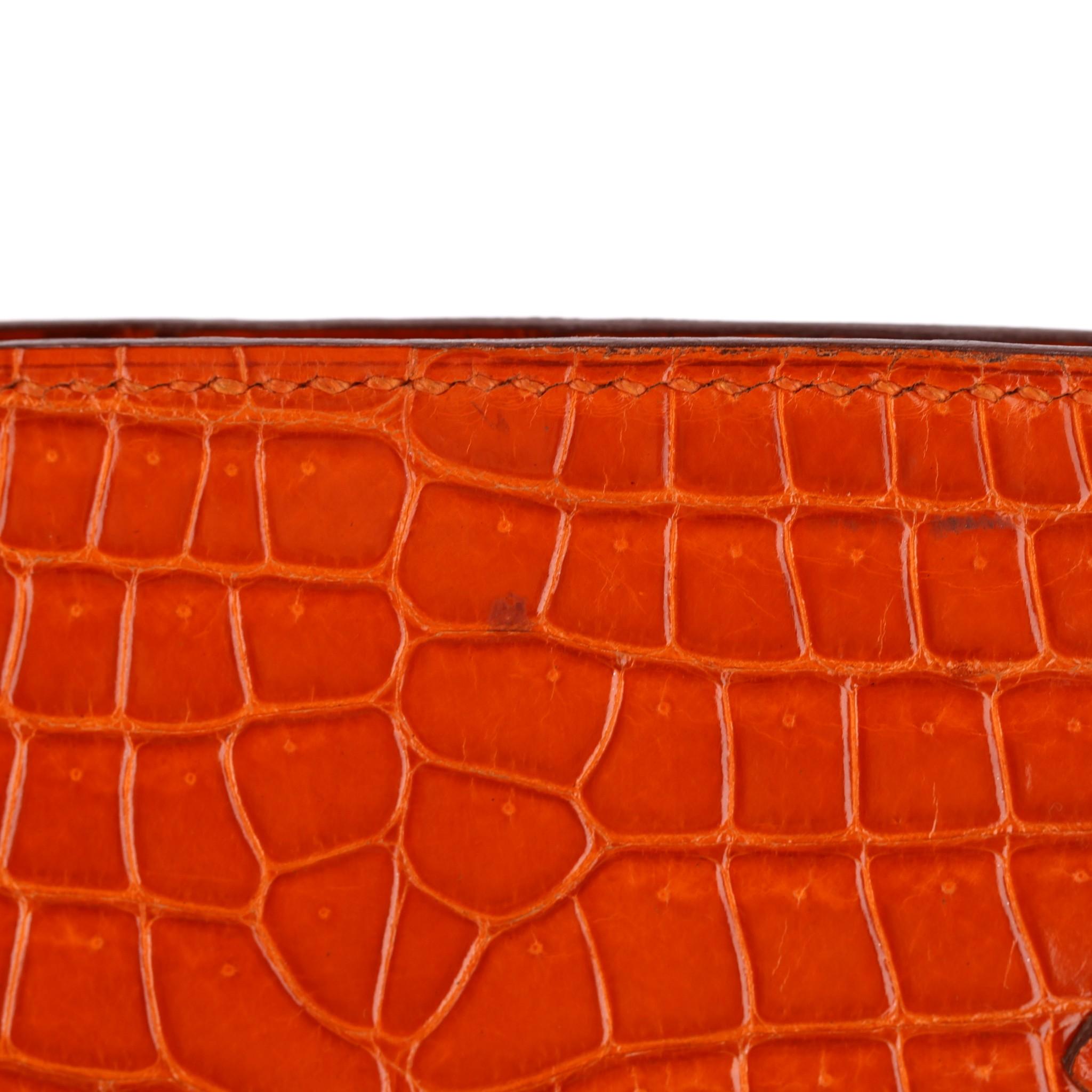 Hermes Bolsa Kelly Sport Piel Poro Cocodrilo 6