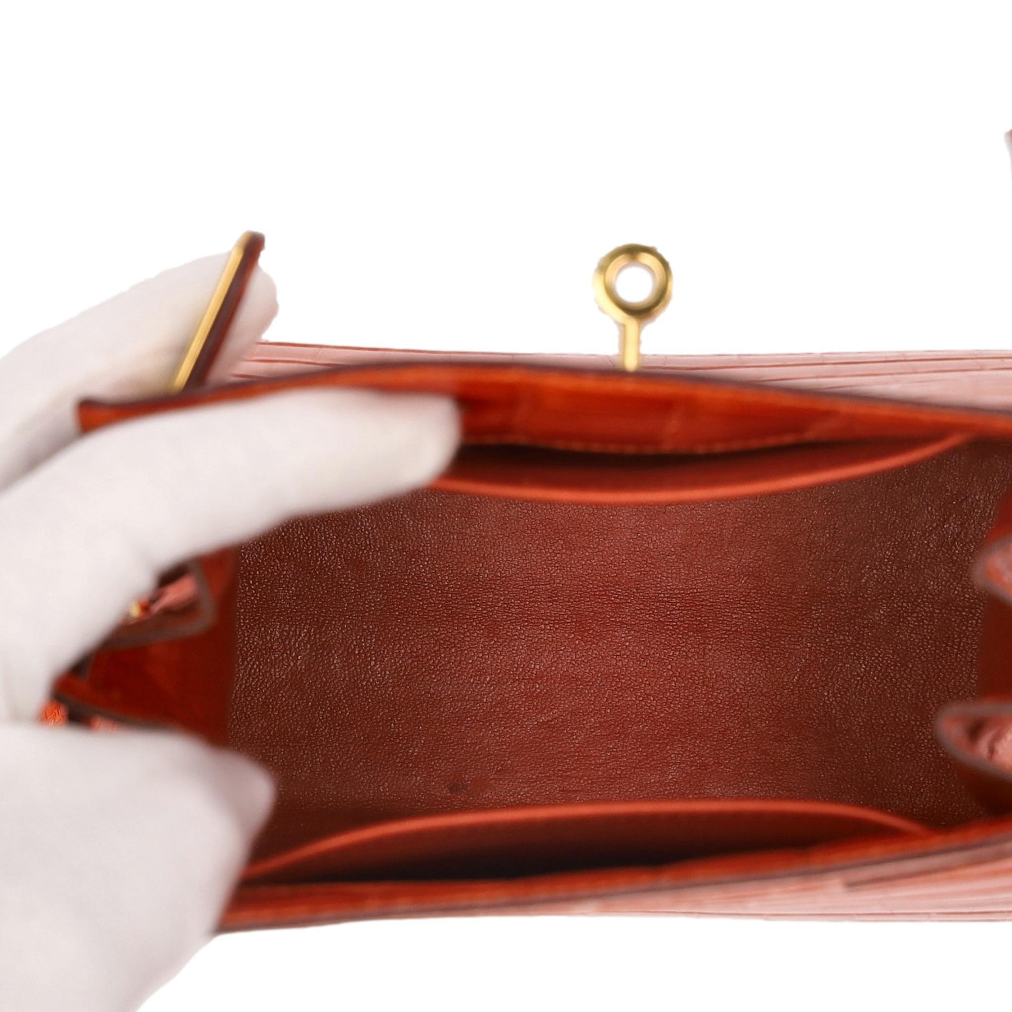 Borsa Kelly Sport in pelle di coccodrillo di Hermes in vendita 2