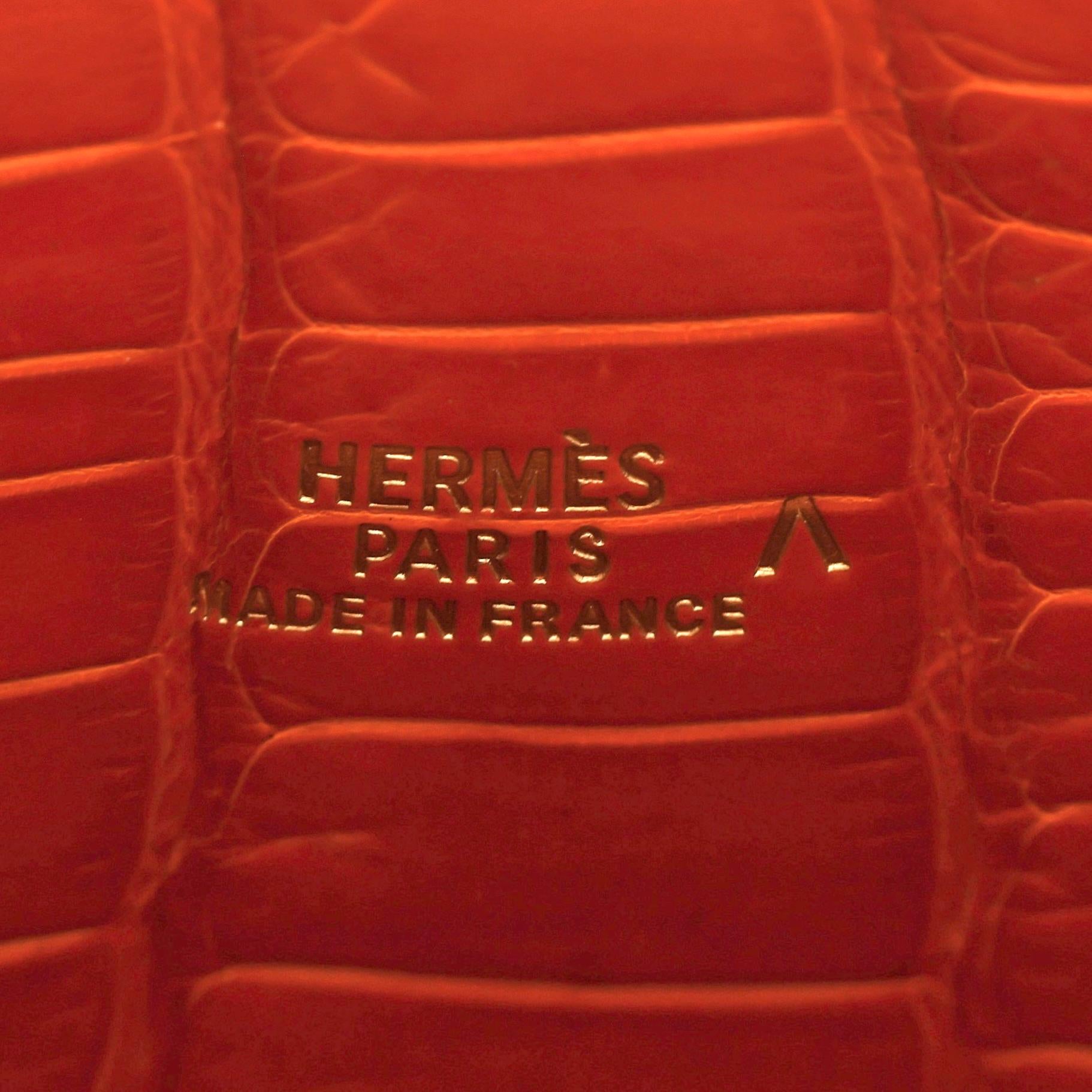 Hermes Bolsa Kelly Sport Piel Poro Cocodrilo 3