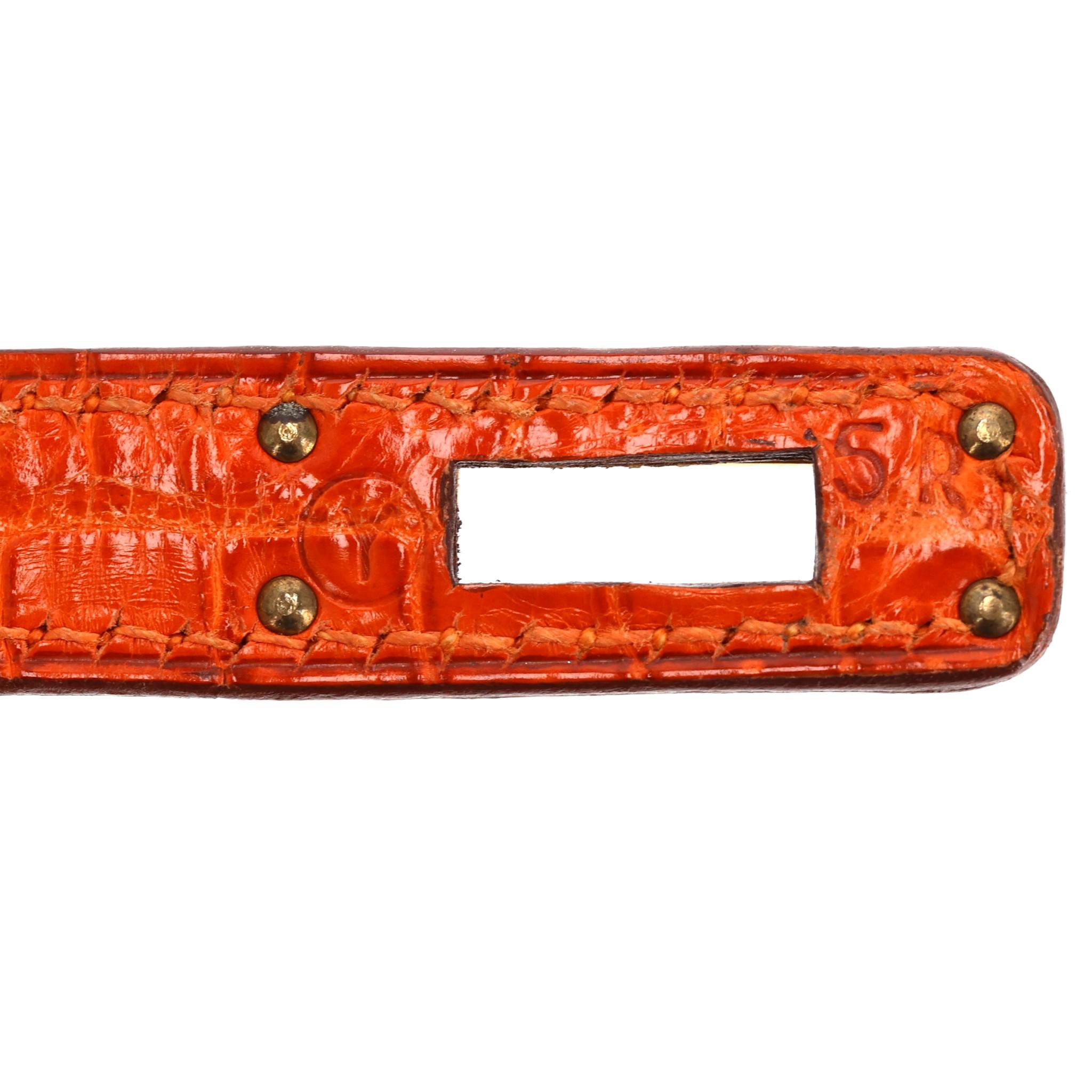Borsa Kelly Sport in pelle di coccodrillo di Hermes in vendita 4