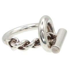 Hermès Croisette Ring aus Sterling Silber