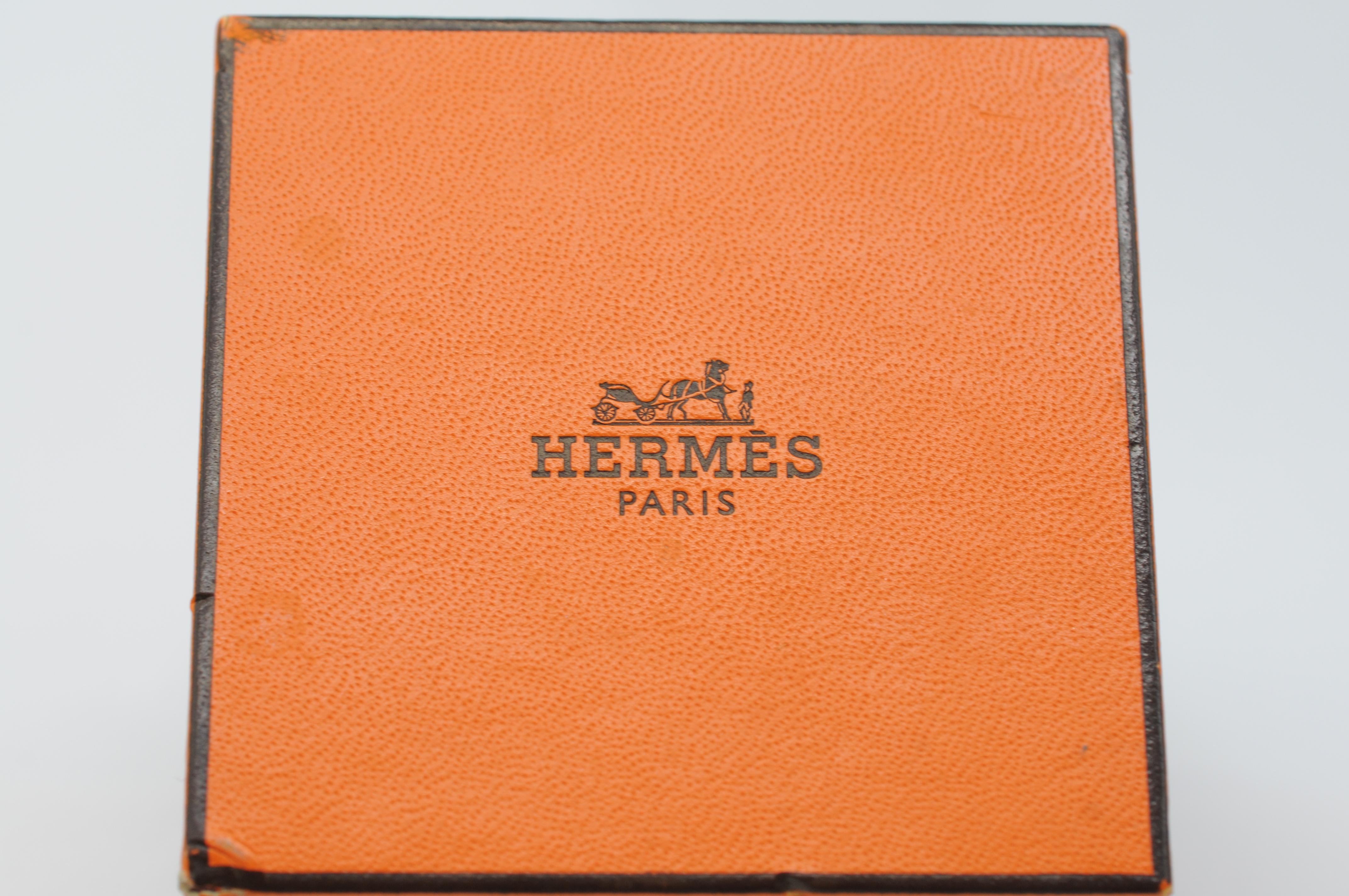 Hermes Croisette Silber Ring Größe:55=7.25(EU:US) für Damen oder Herren im Angebot