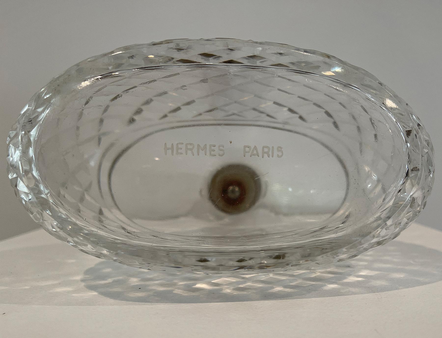 Hermes Crystal & Silver Carafe - Decanter 1