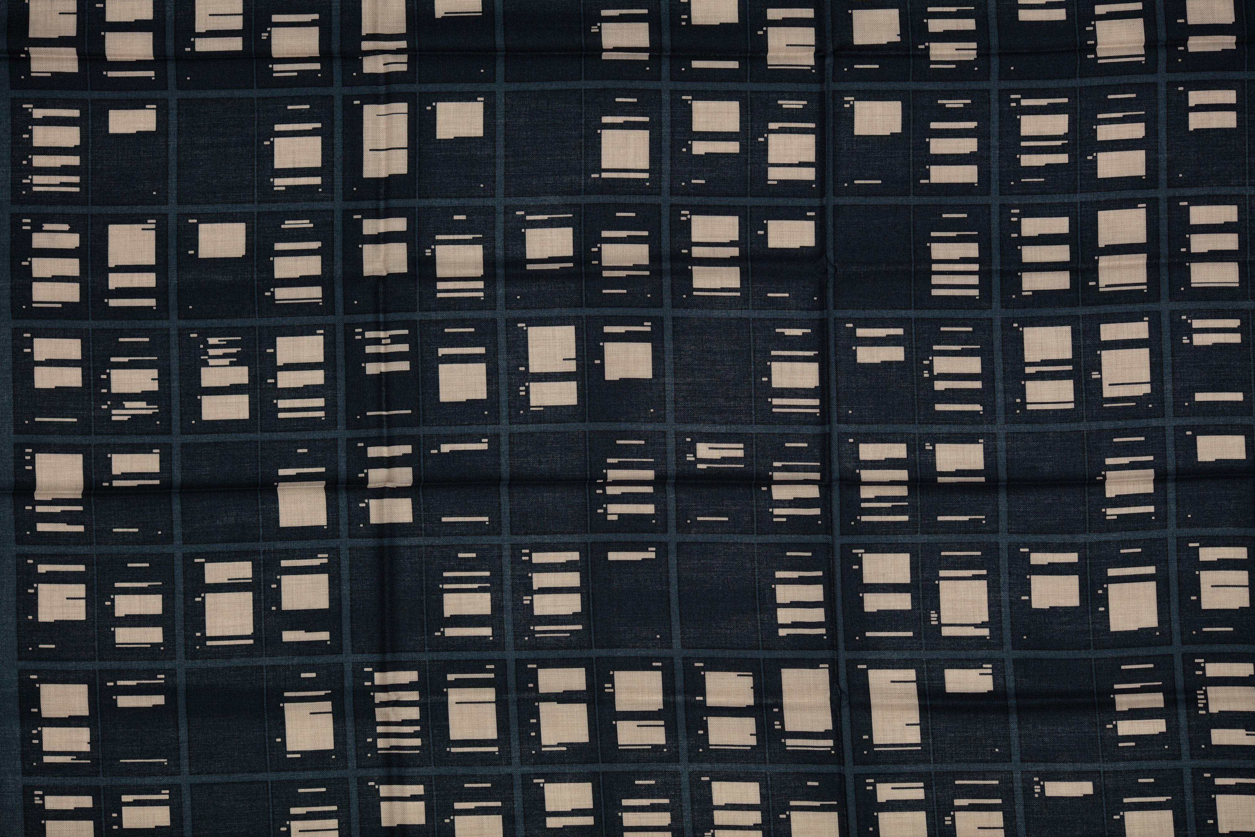 Hermes CS140 Fragments d'un discours amoureux Roland Barthes Gris oscuro Azul Nuevo en venta 1