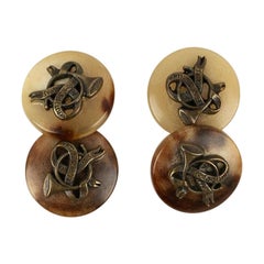 Hermès Cufflinks in Bakelite