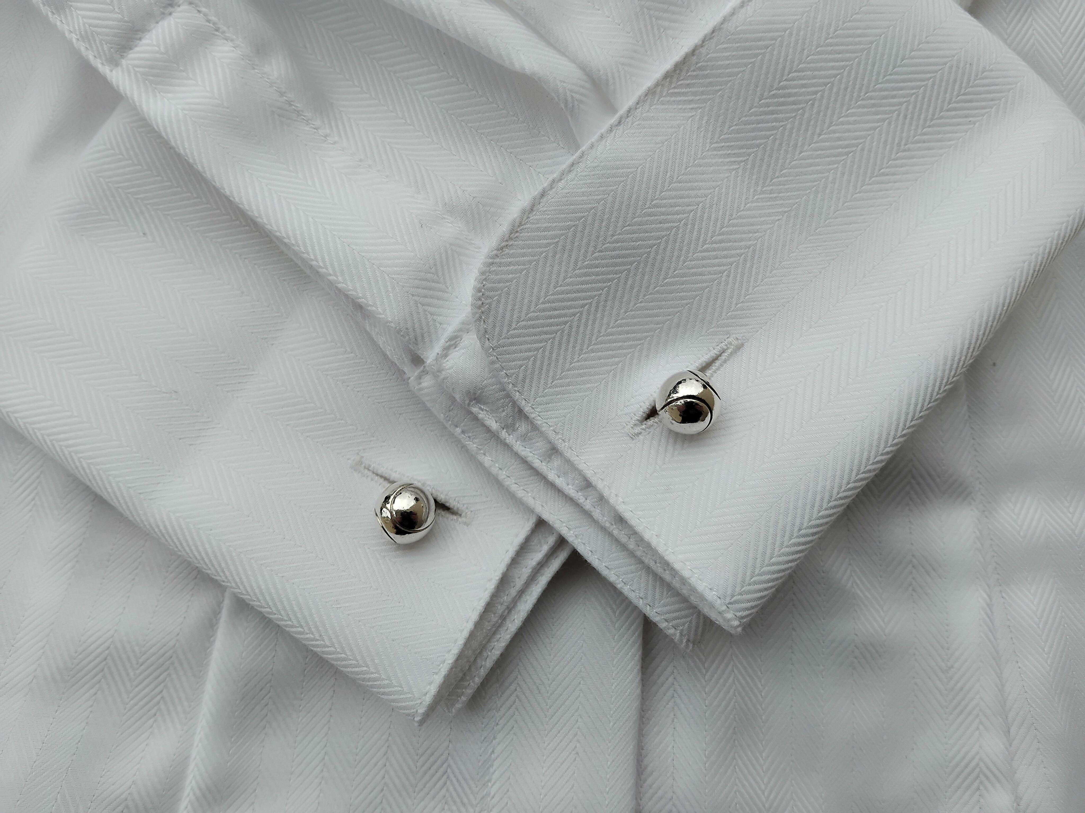 Hermès Cufflinks Tennis Balls Shaped Sterling Silver For Sale 7