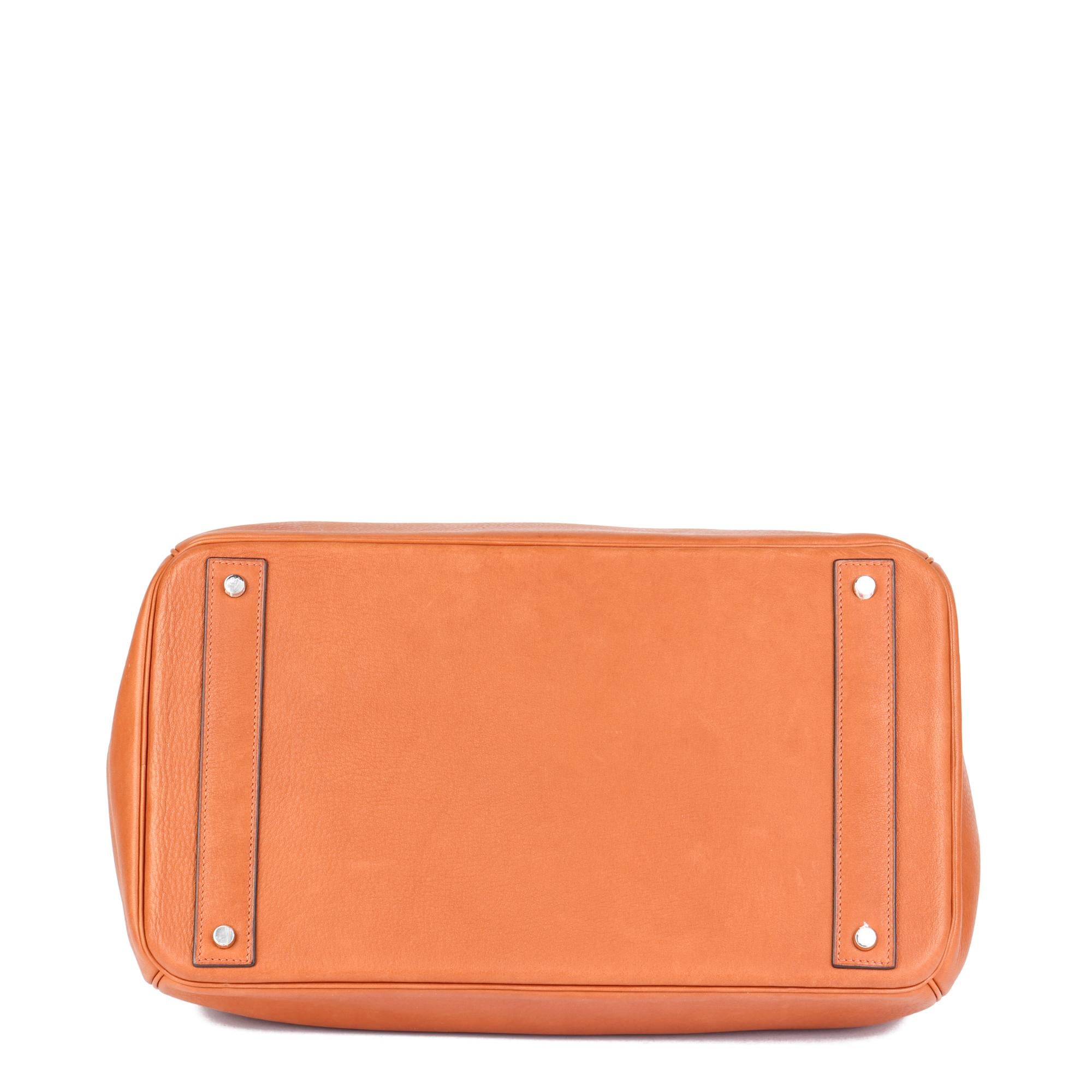 Hermès Cuivre Taurillon Saddle Leather Birkin 40cm HAC im Angebot 1