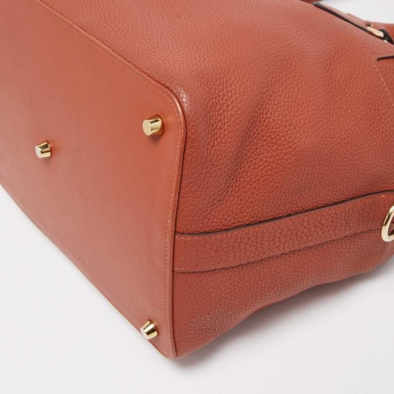 Hermes Cuivre Togo Leather Gold Finish Toolbox 26 Bag 9