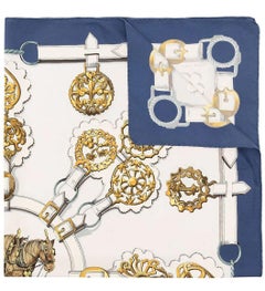 Hermes 'Cuivreries' Silk Scarf
