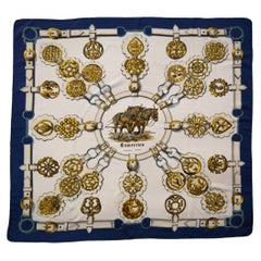 Hermes 'Cuivreries' Silk Scarf