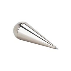 Hermes Culbuto Sellier Rollerball Pen Silver