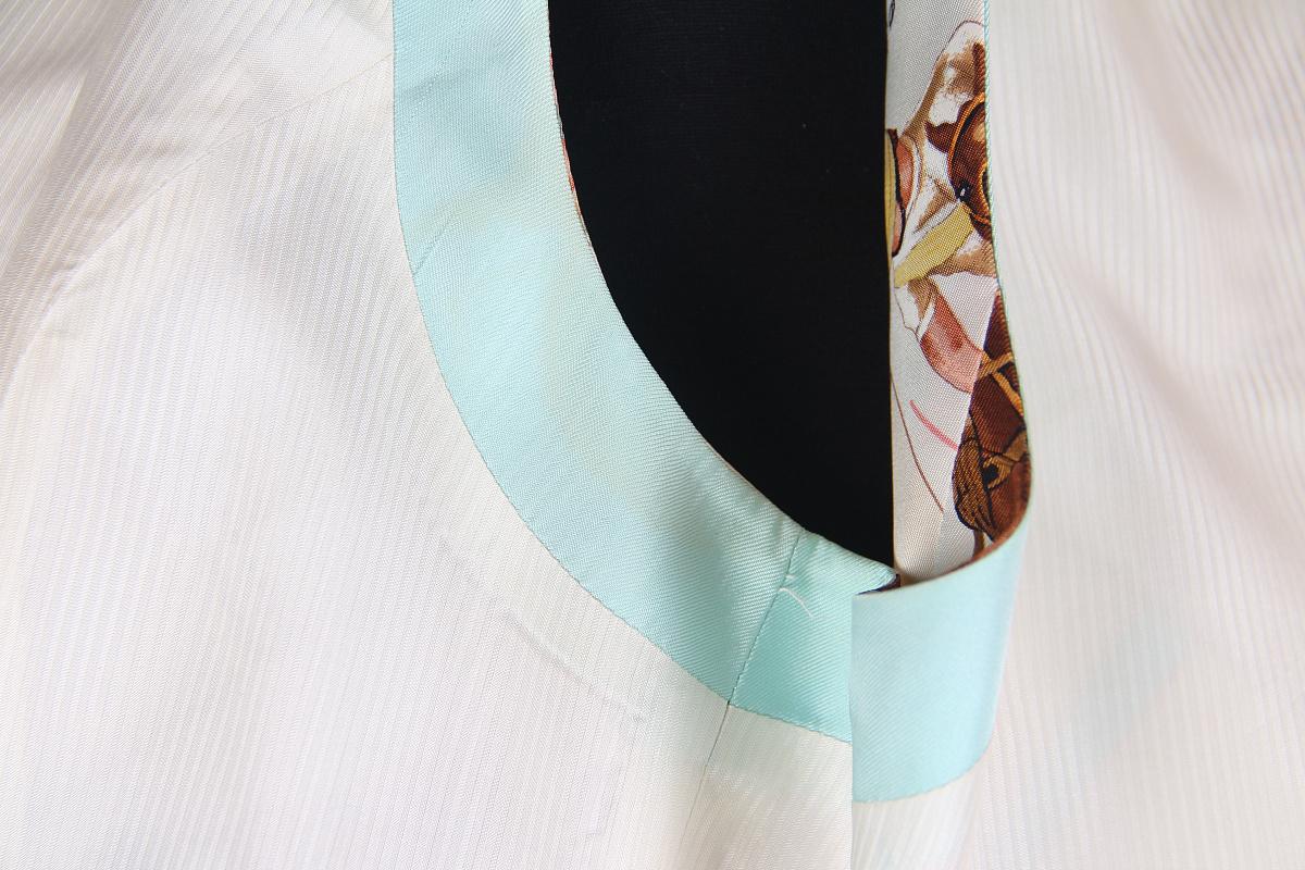 Hermes Cup Palm Beach Silk Vest Vintage For Sale 3
