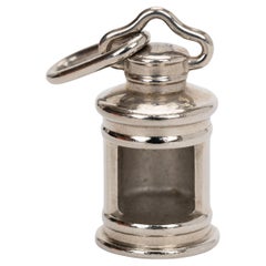 Hermès Curiosité Palladium Lantern Charm