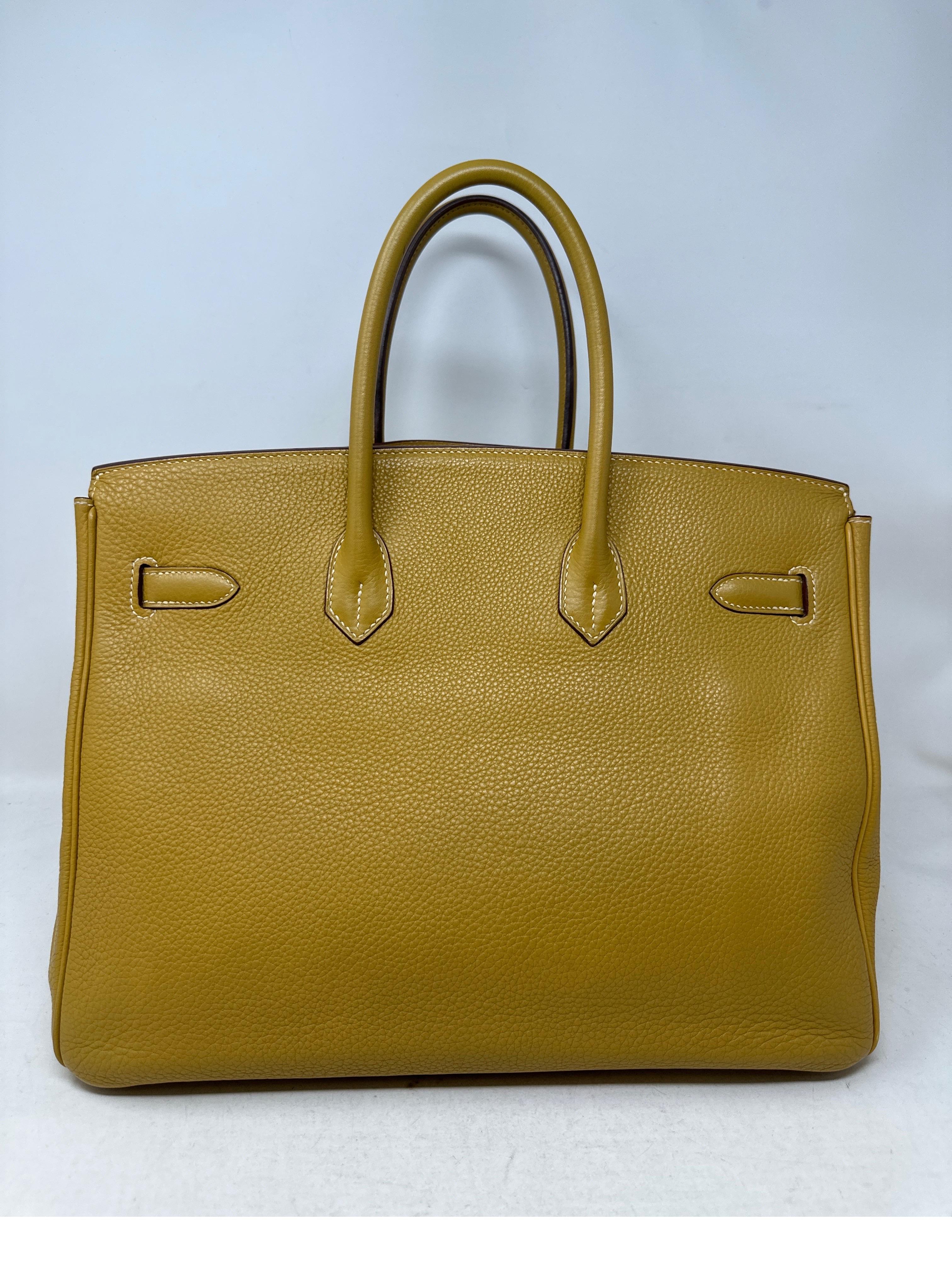 Hermes Curry Birkin 35 Bag 1