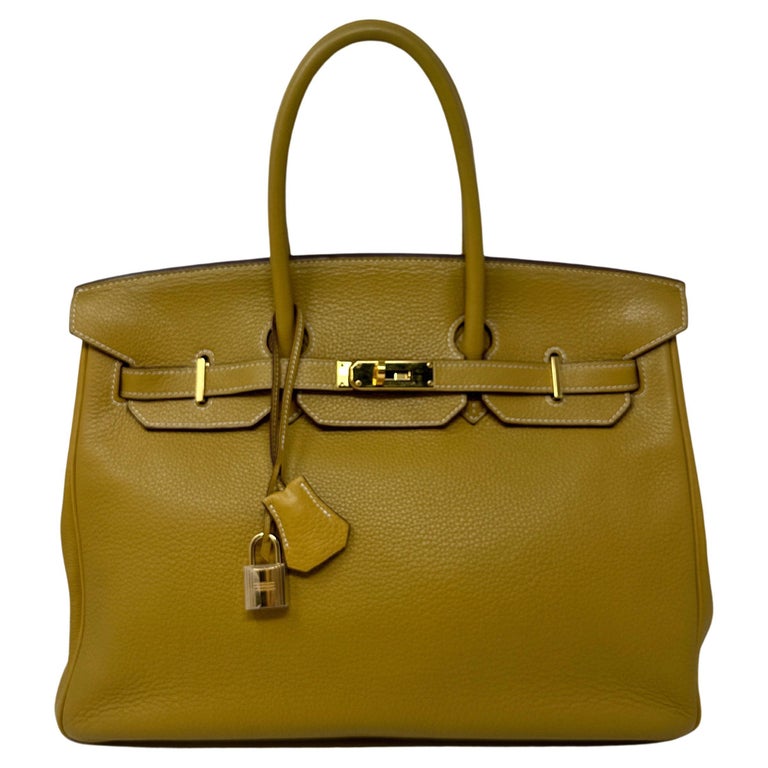 Rare Hermes Yellow Clemence Leather TPM Mini Vespa Shoulder Bag For Sale at  1stDibs