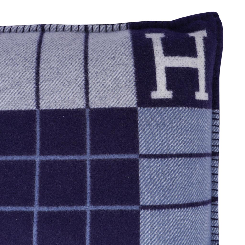 hermes pillow blue