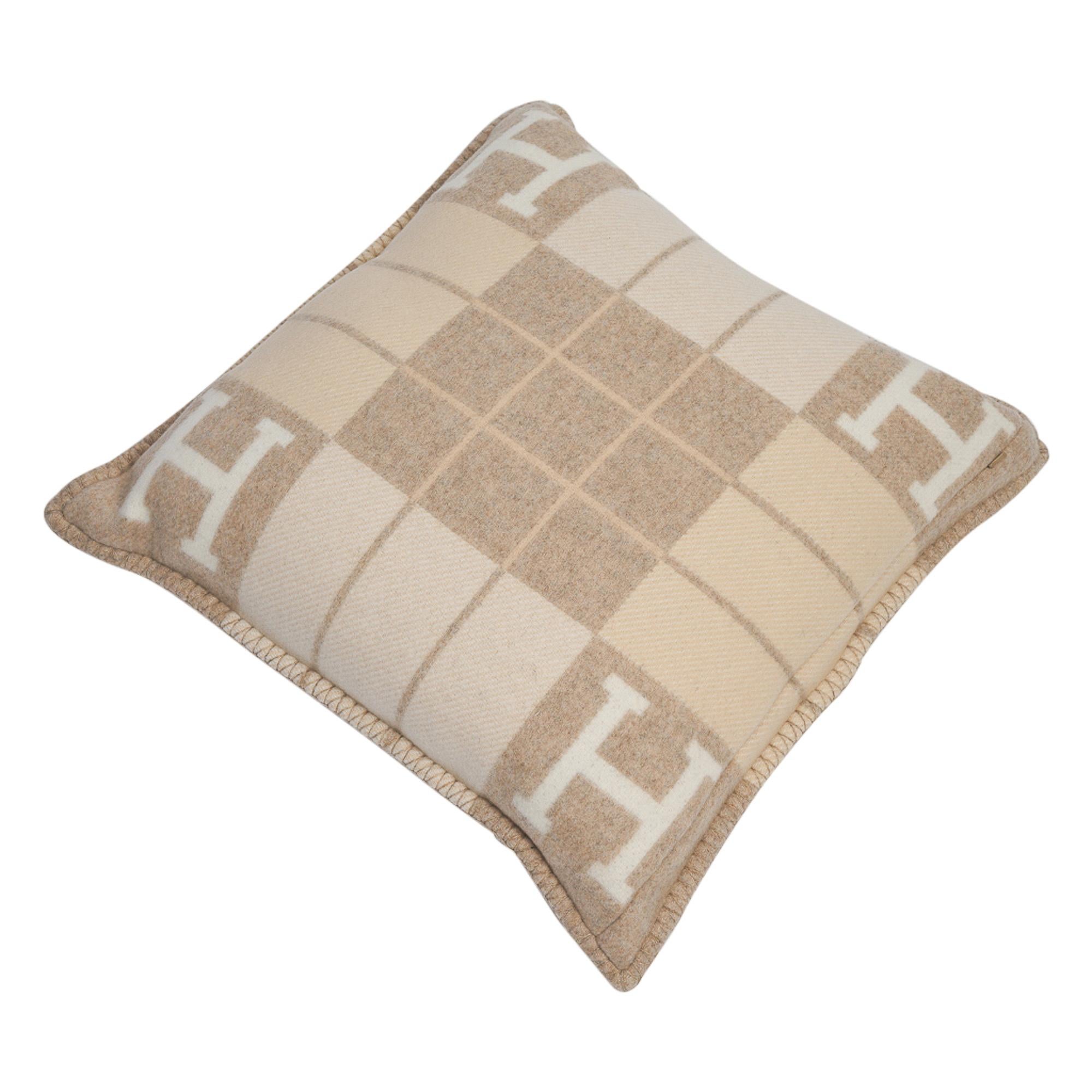 Women's or Men's Hermes Cushion Avalon III PM H Coco and Camomille Throw Pillow Set of Two