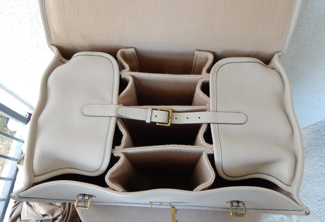 Hermes Custom Made-to-Order Shoe Travel Case Carrier Bag - Very Rare! For Sale 3