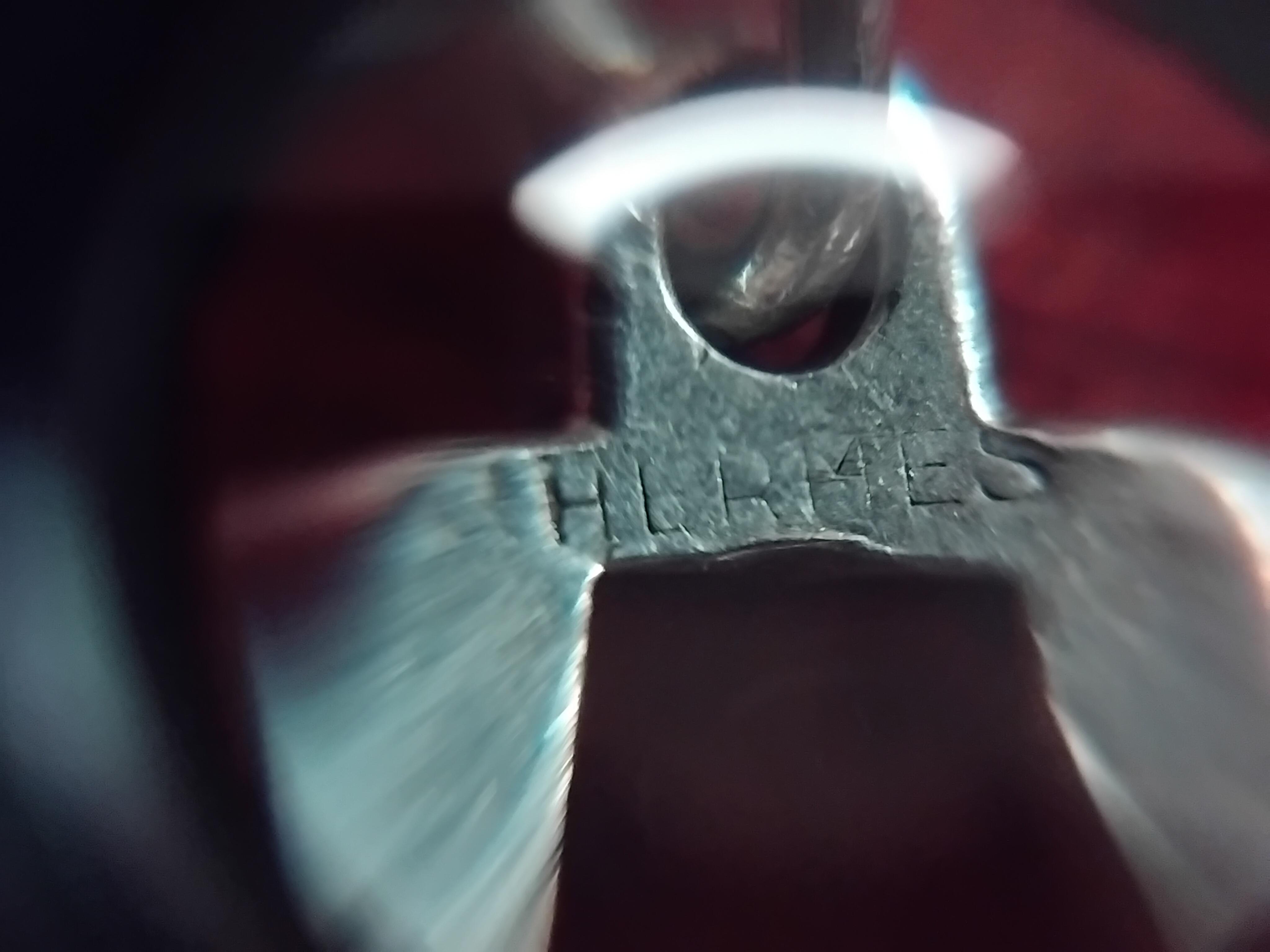 Hermès Bassotto a forma di cane Portachiavi Portachiavi Argento in vendita 10