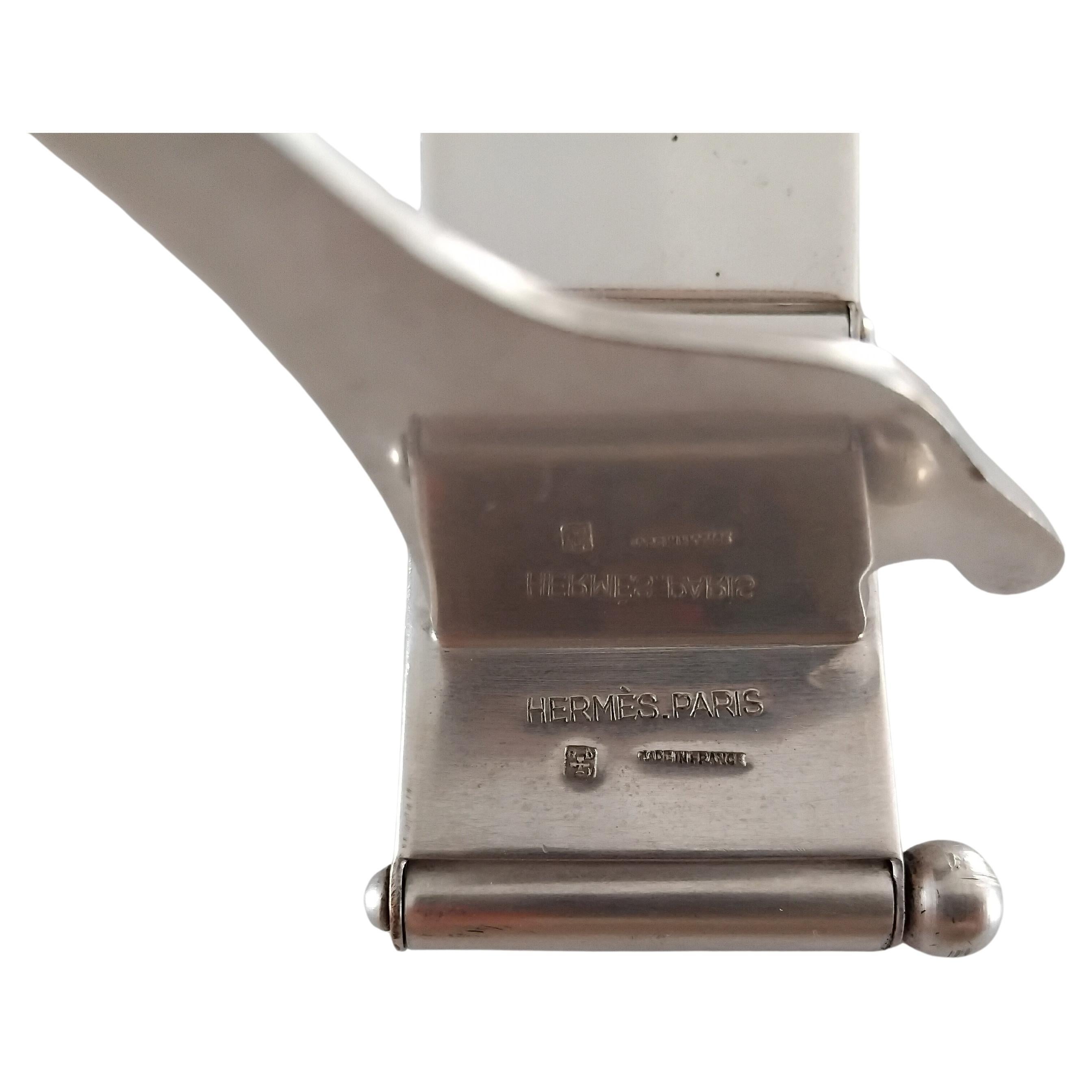 Gris Cadre photos en forme de teckel Hermès par Ravinet d'Enfert en vente