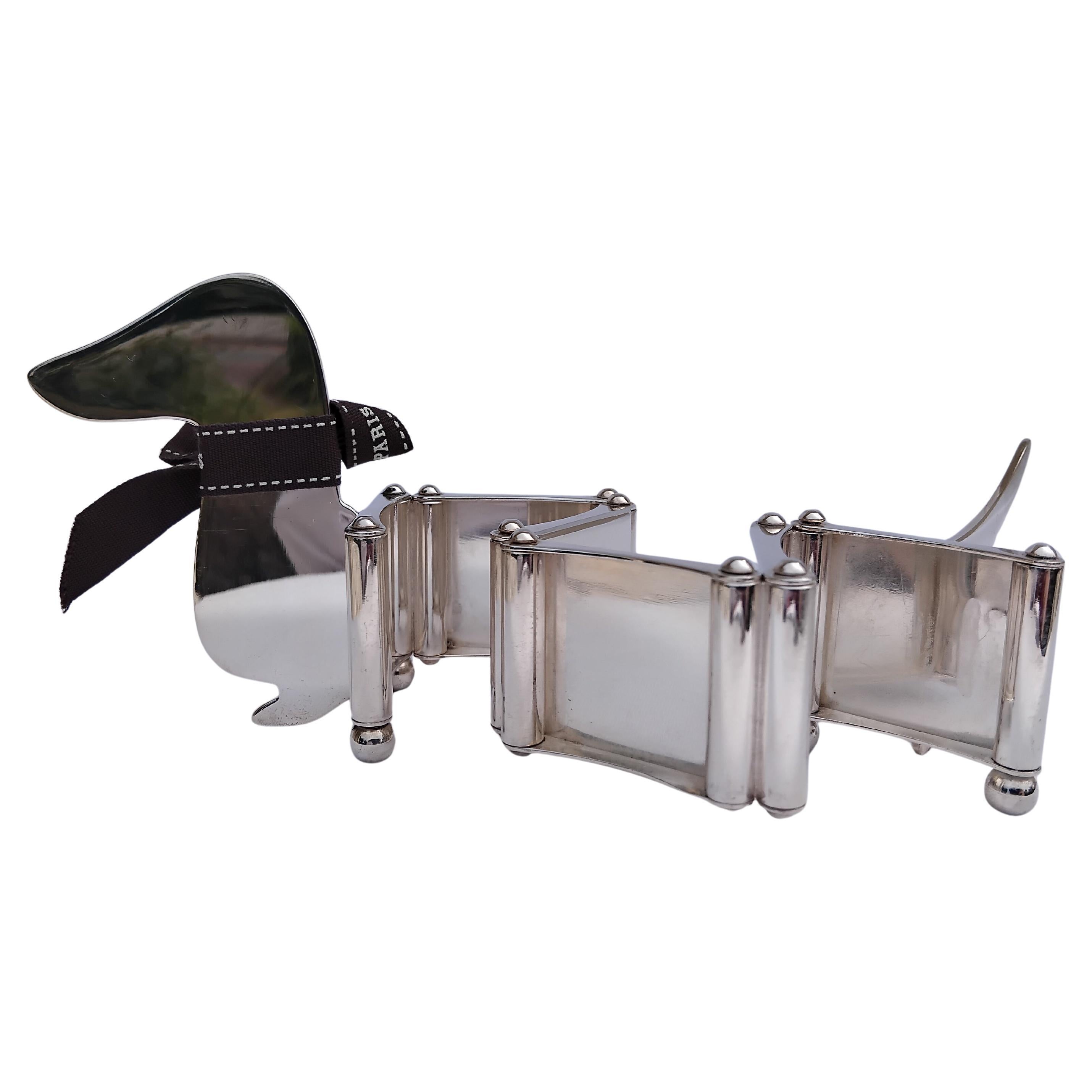 Hermès Dachshund Shaped Photos Frame by Ravinet d'Enfert For Sale 2