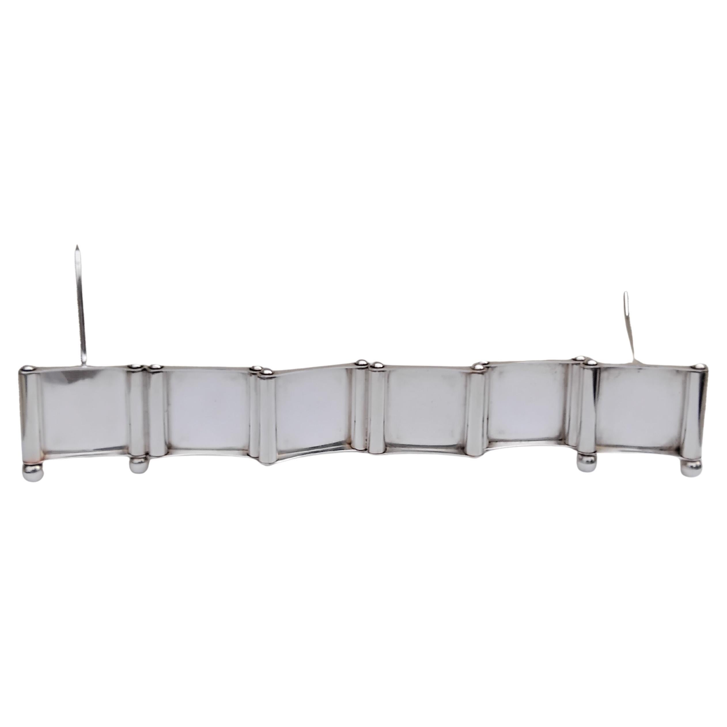 Hermès Dachshund Shaped Photos Frame Ercuis Silver For Sale 4