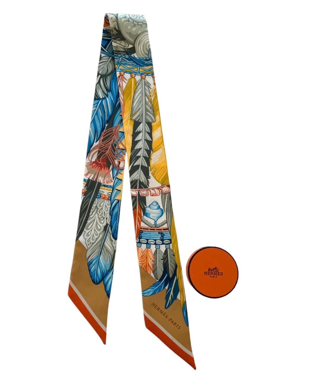 Hermes Dance Pacific Silk Twilly 2