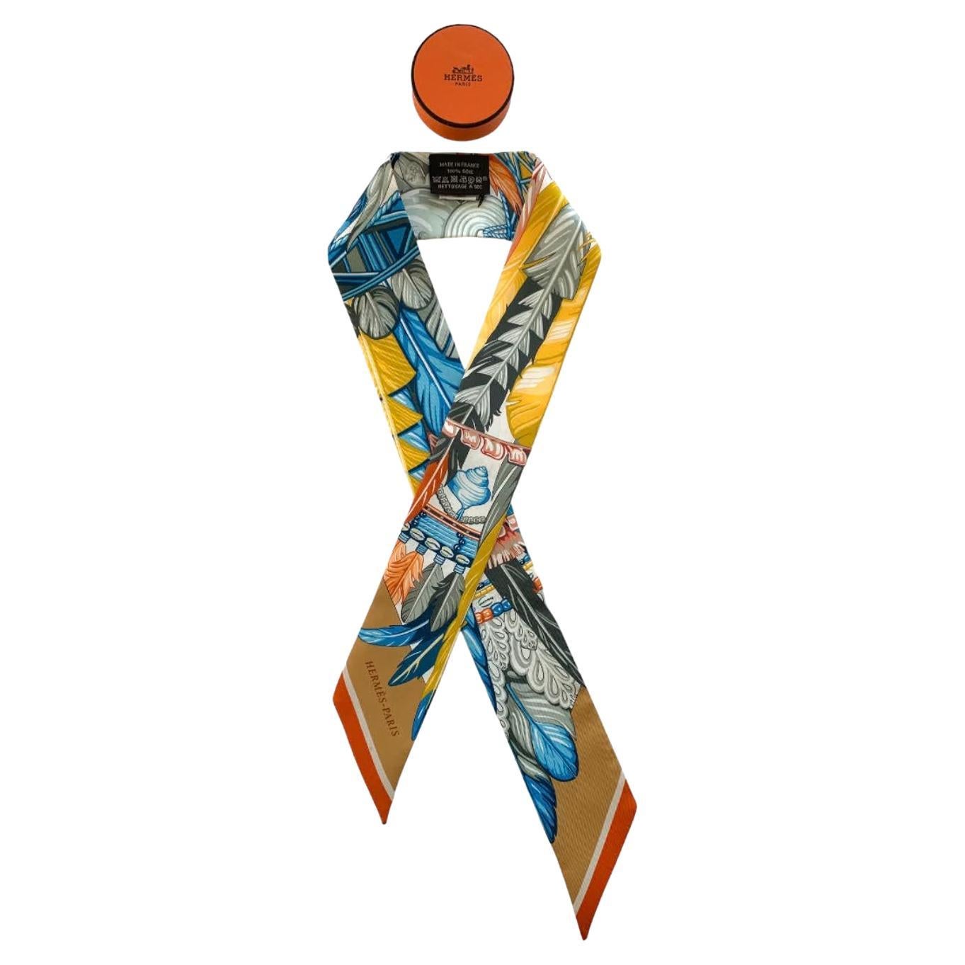 Hermes Dance Pacific Silk Twilly