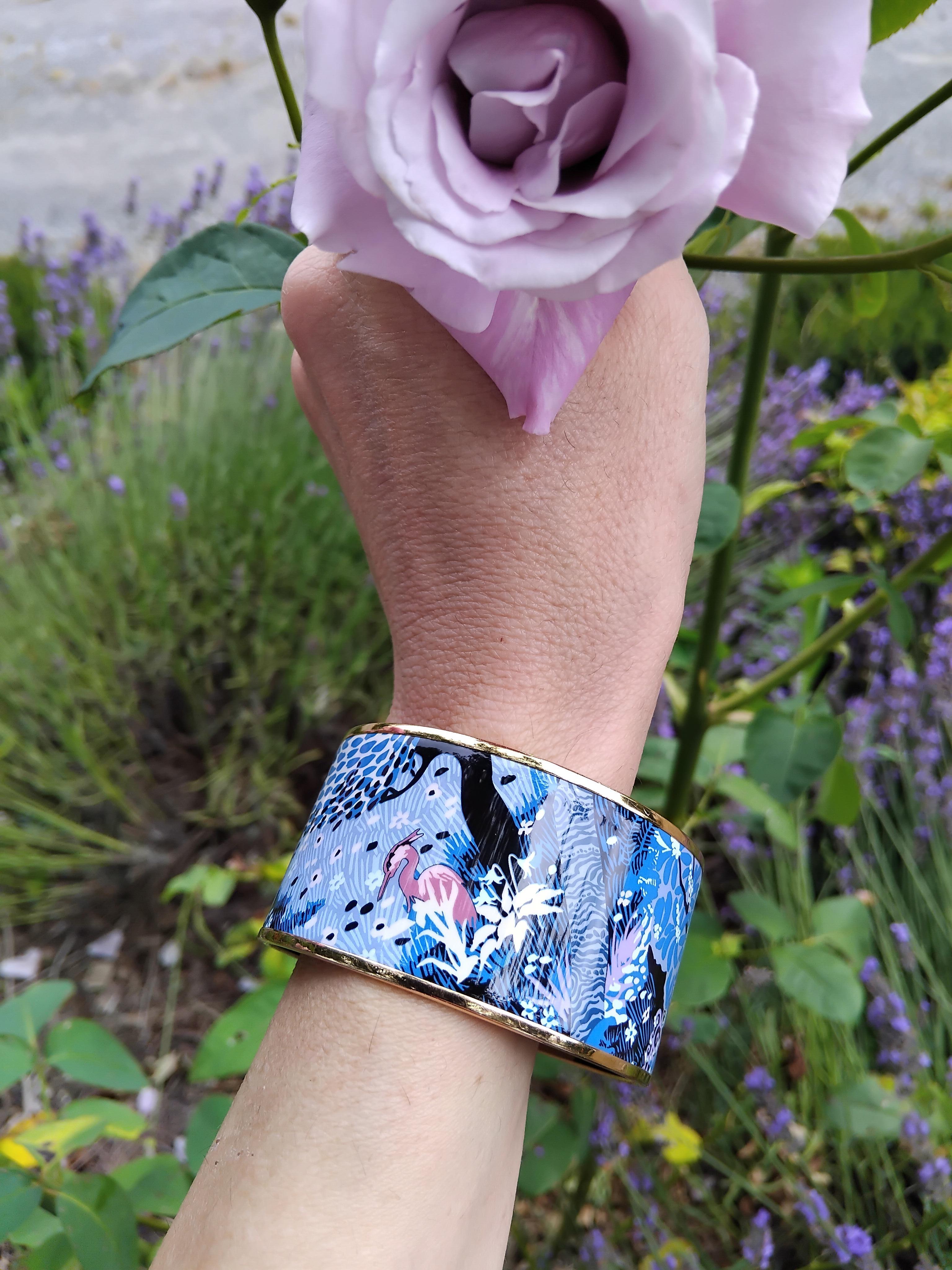 Hermès Dans Un Jardin Anglais Enamel Bracelet Alice Shirley Extra Large S. 65 11