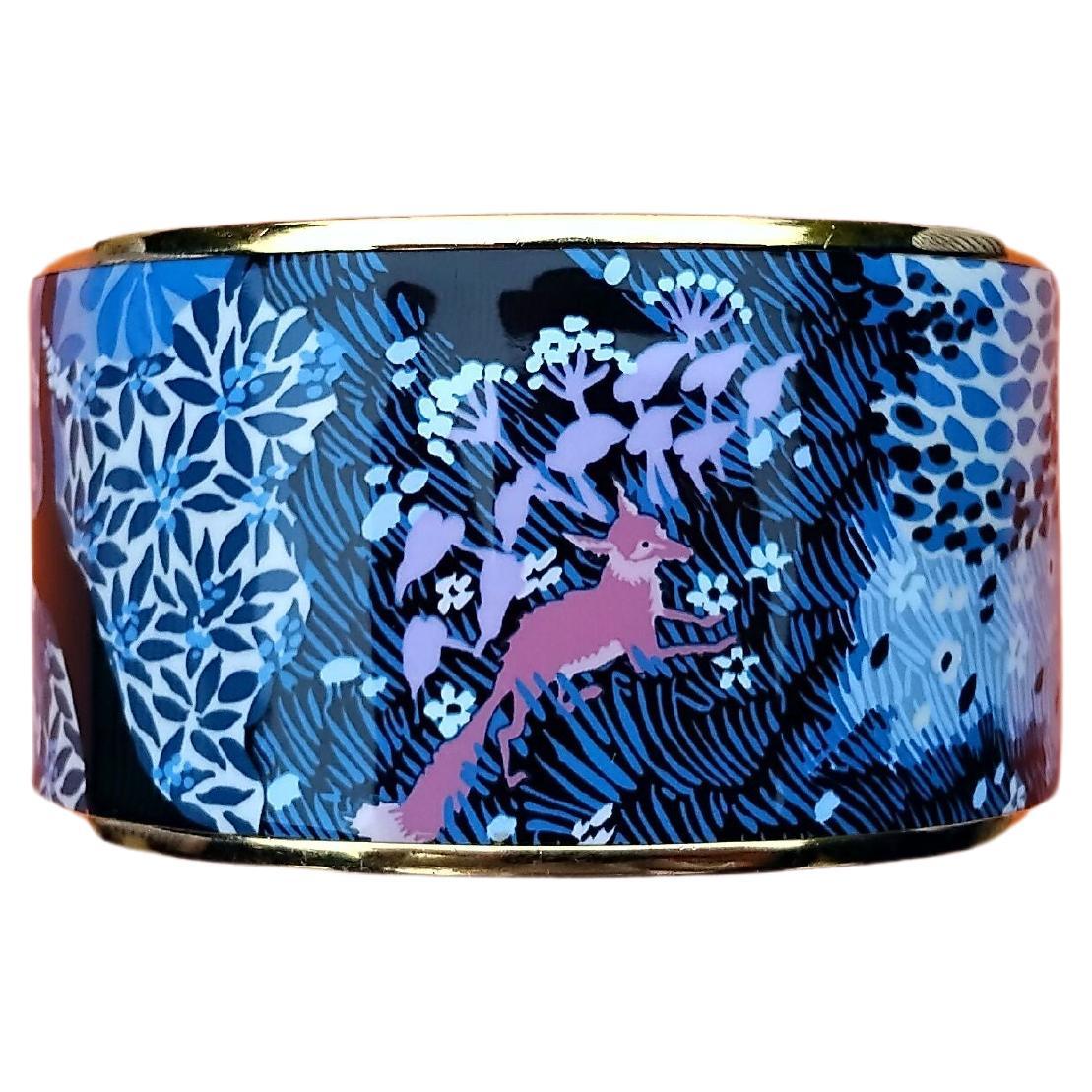 Hermès Dans Un Jardin Anglais Enamel Bracelet Alice Shirley Extra Large S. 65 6