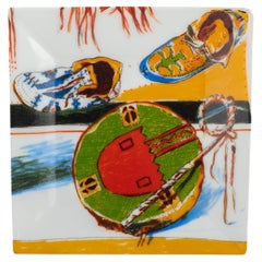 Piatto quadrato Hermès Danse Porcelaine