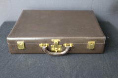 Hermès Dark Brown Leather Briefcase, Hermes Attache, Hermes Bag