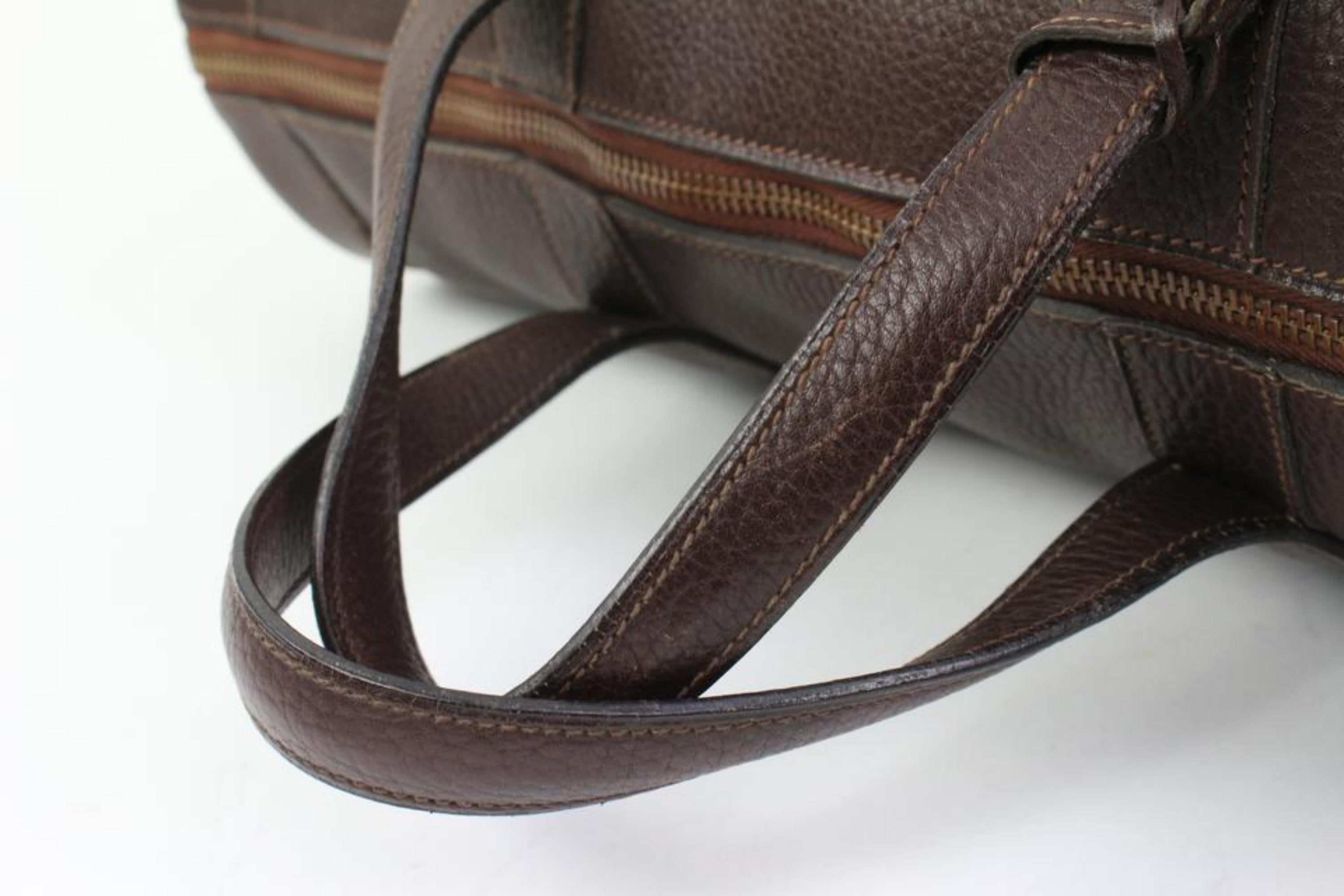 Hermès Dark Brown Sac 24 Heures Convertible Boston Weekend Bag Earldi 33h311s For Sale 1